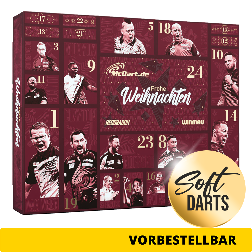 McDart Premium Advent Calendar 2026 for Soft Dart Players McDart Premium Advent Calendar 2026 for Soft Dart Players