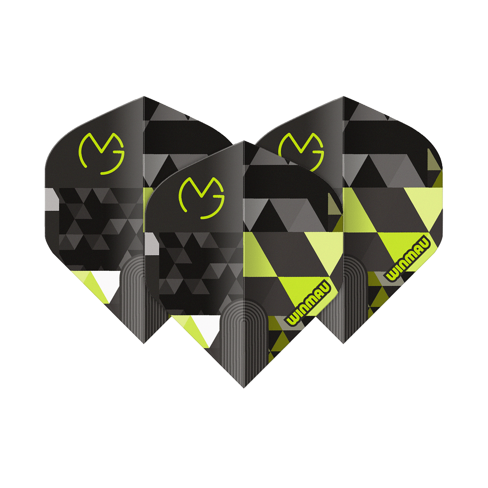 Winmau Prism Delta MvG Logo Green No2 Standard Flights Winmau Prism Delta MvG Logo Green No2 Standard Flights sind zu sehen. Das Produkt wird häufig bei Darts verwendet.