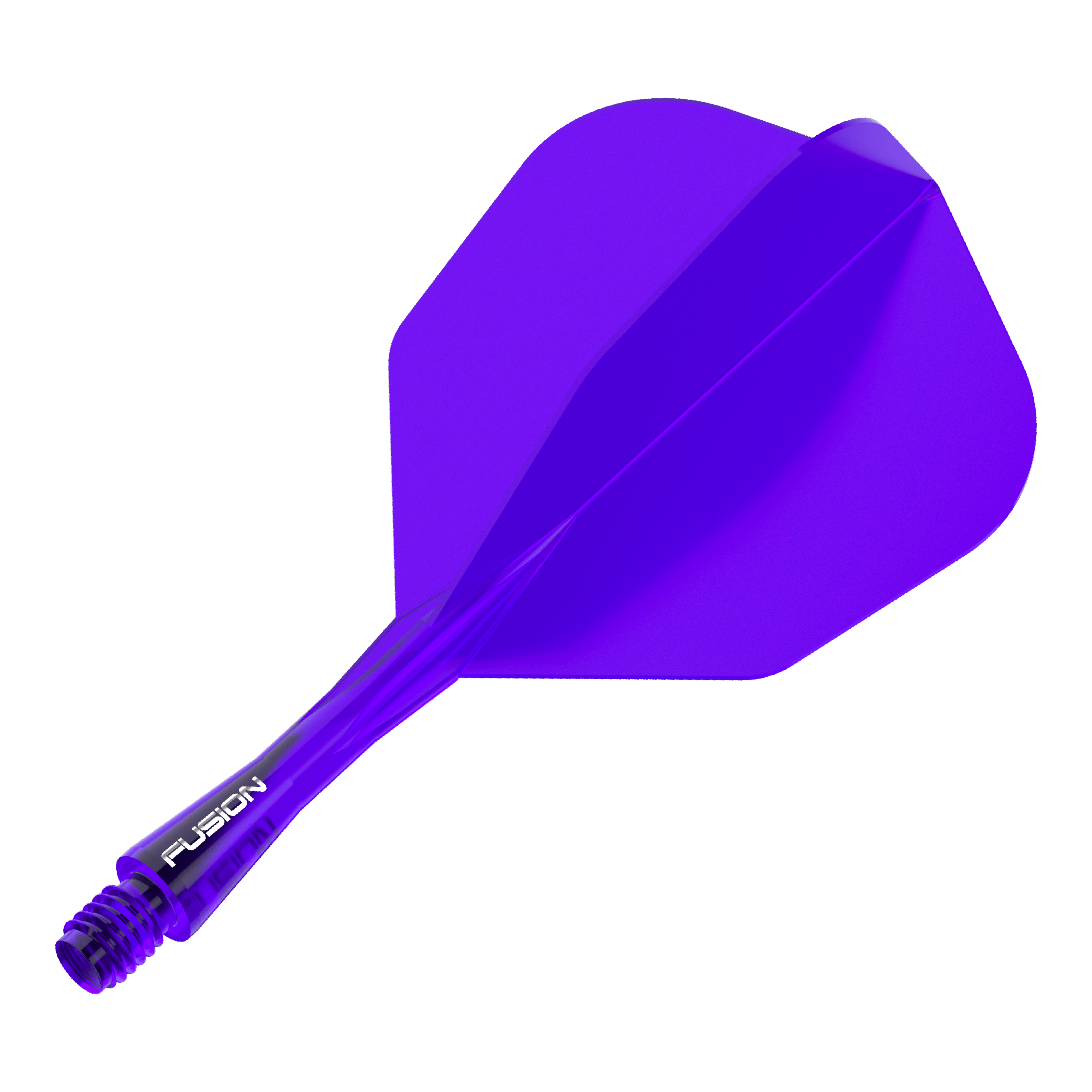 Winmau Fusion Flight Shaft System No6 Purple Dieses Bild zeigt das Winmau Fusion Flight Shaft System No6 in Lila mit einer Länge von 22mm. Es handelt sich dabei um ein Einzelteil für Dartpfeile.