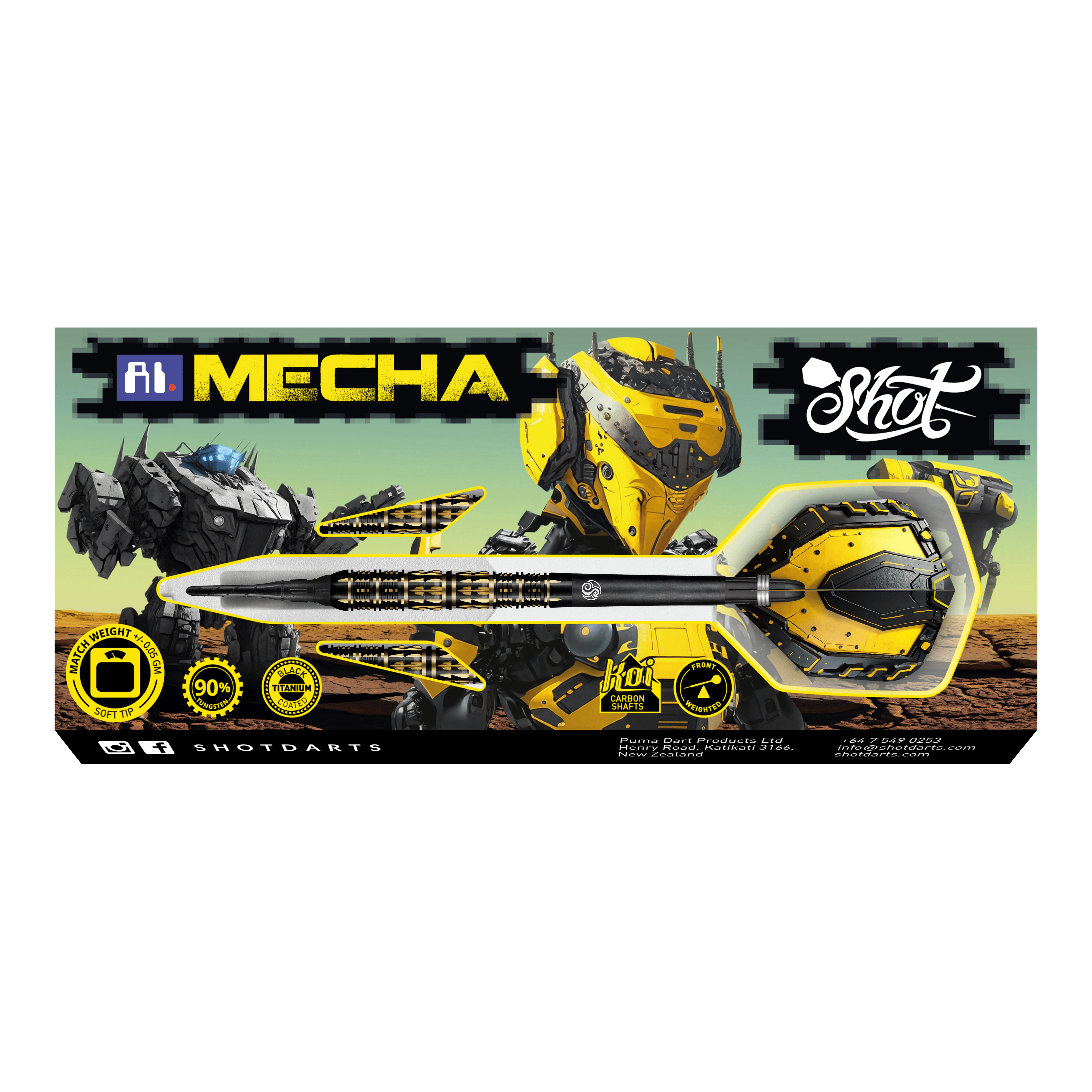 Shot AI Mecha Soft Darts - 20g