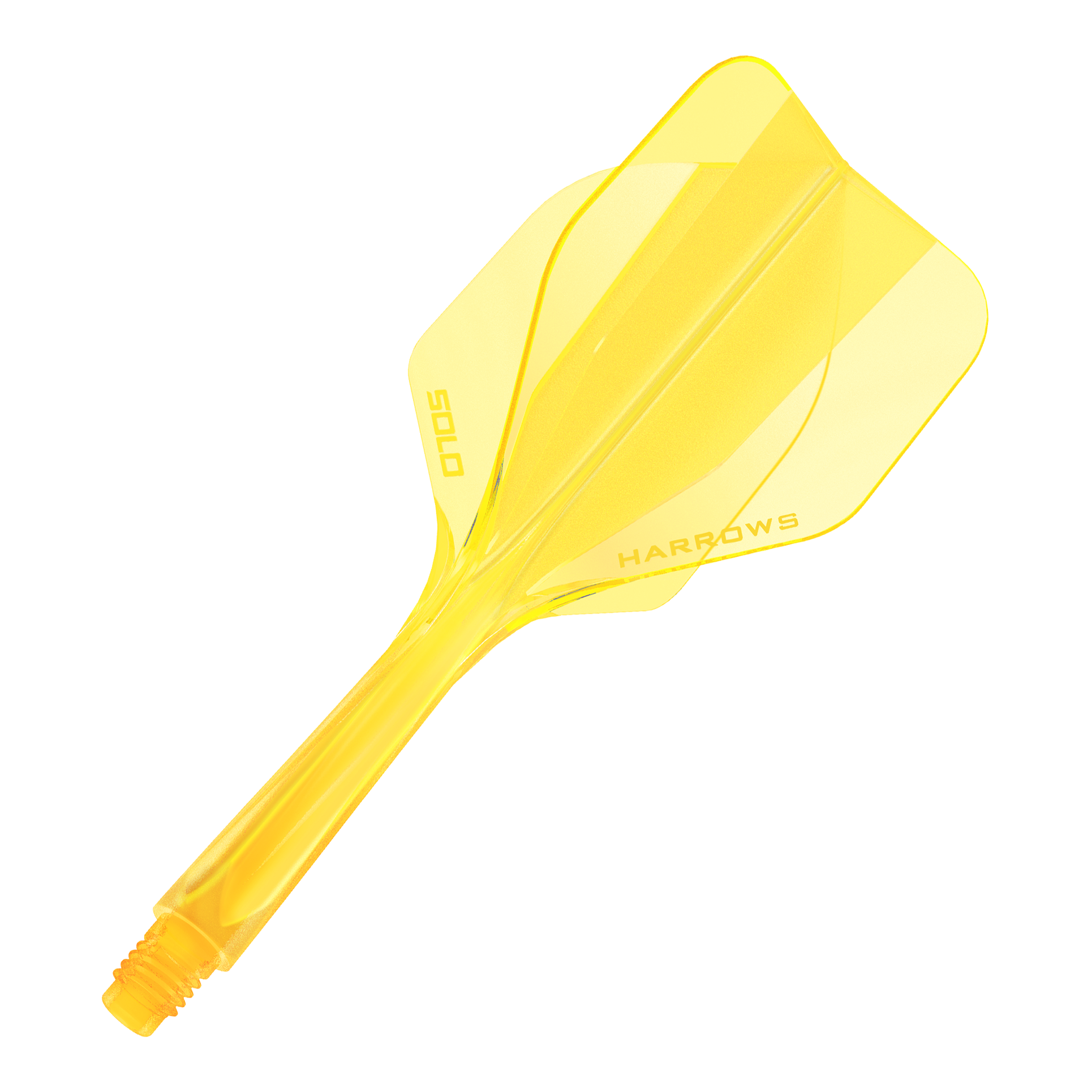 Harrows Solo No6 Flight Shaft System - Yellow Zu sehen ist das Harrows Solo No6 Flight-Shaft-System in Gelb. Es ist ein wichtiges Dartzubehör.