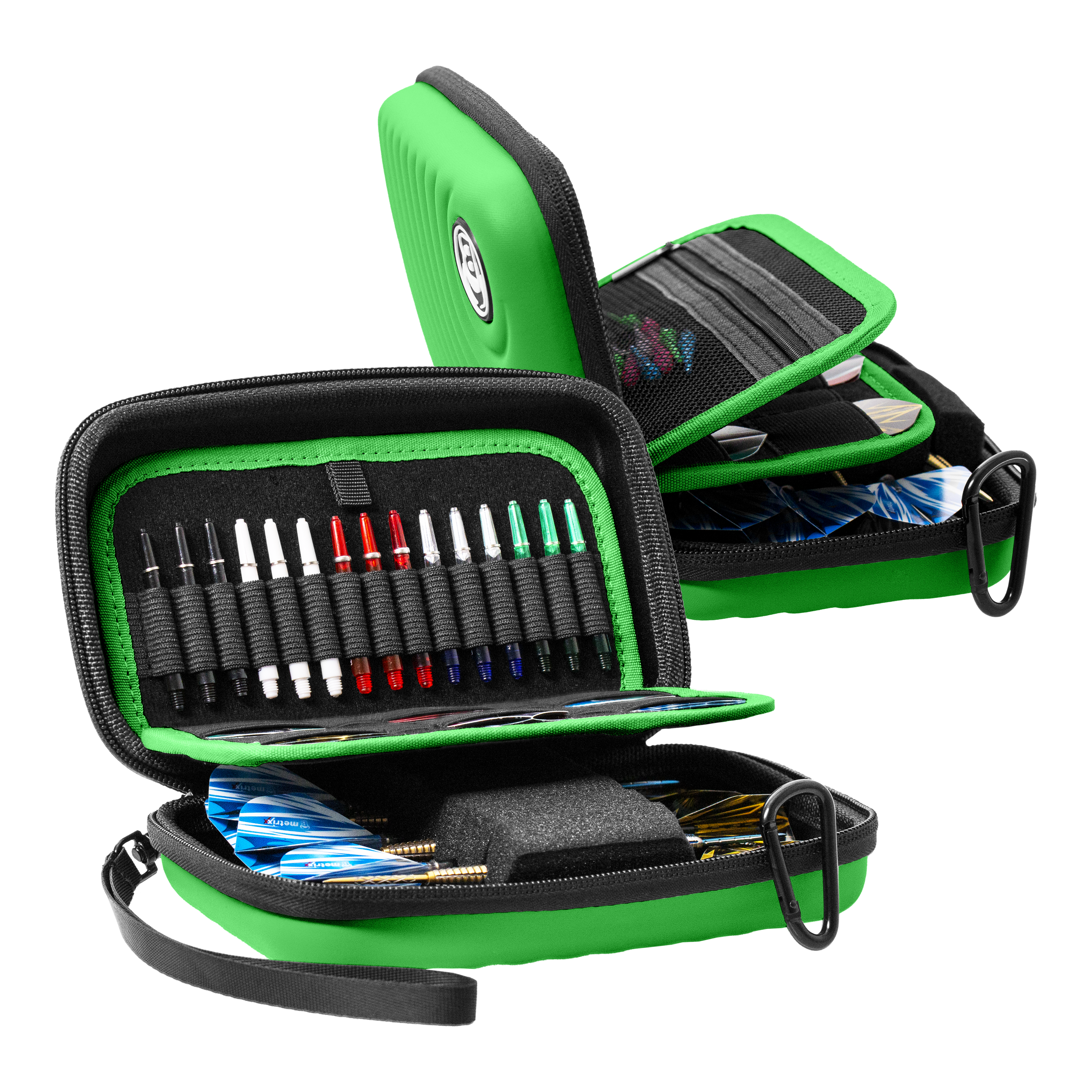 Bulls Orbis XL Dartcase - Green Abgebildet ist das Bulls Orbis XL Dartcase in der Farbe Grün. Es wurde speziell zum Schutz von Dartpfeilen entwickelt.