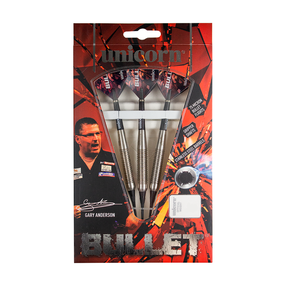 Unicorn Bullet Gary Anderson soft darts