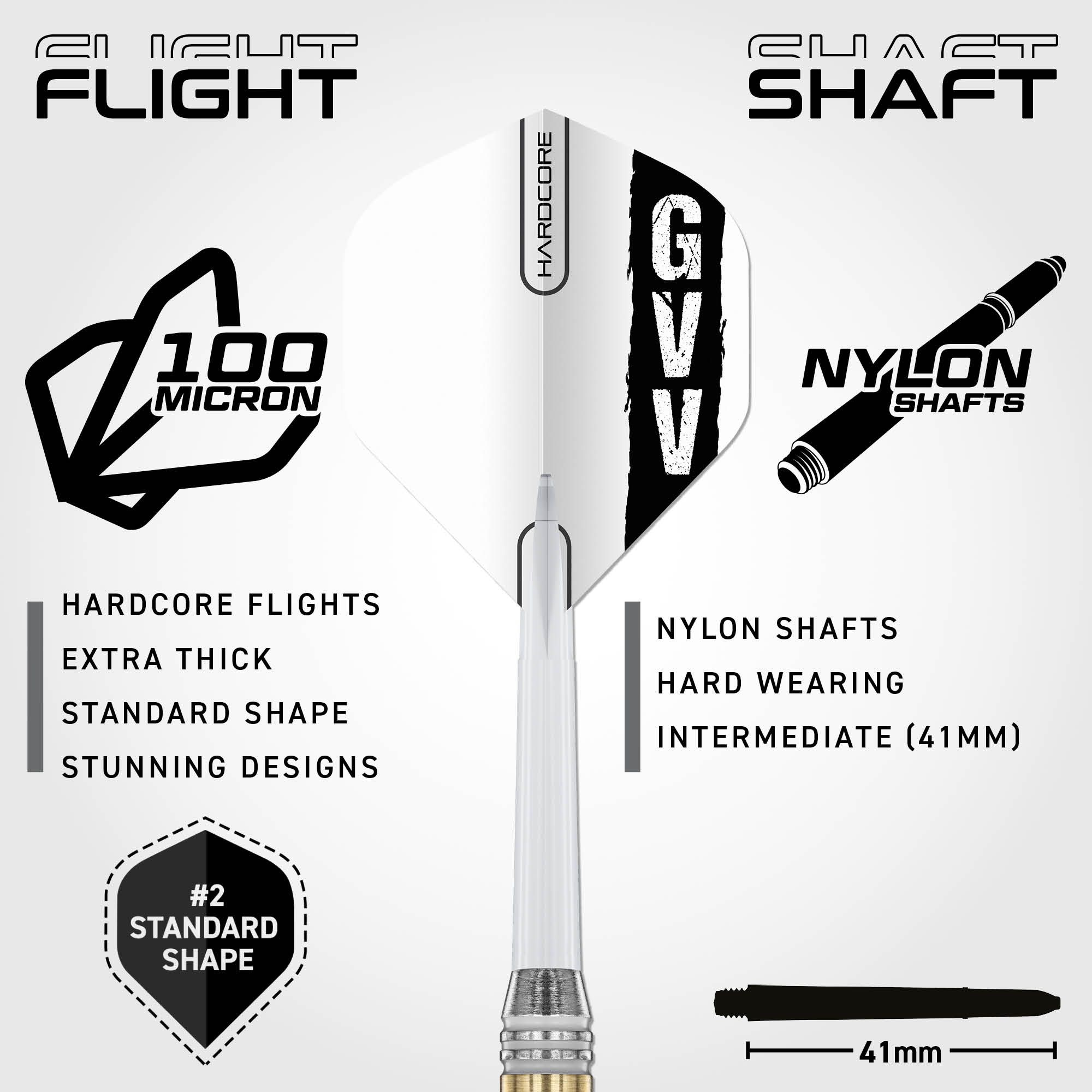 Red Dragon Gian Van Veen Brass Steeldarts - 21 g