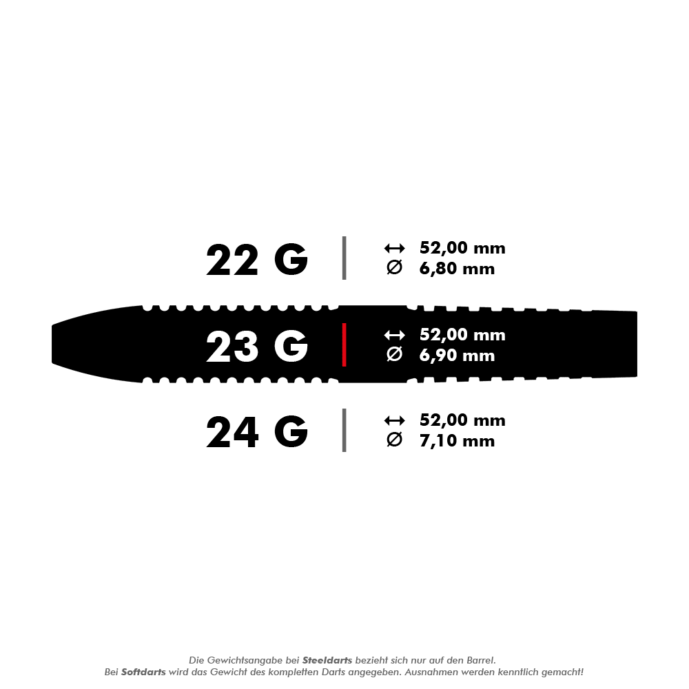 Target Gabriel Clemens 80% steel darts