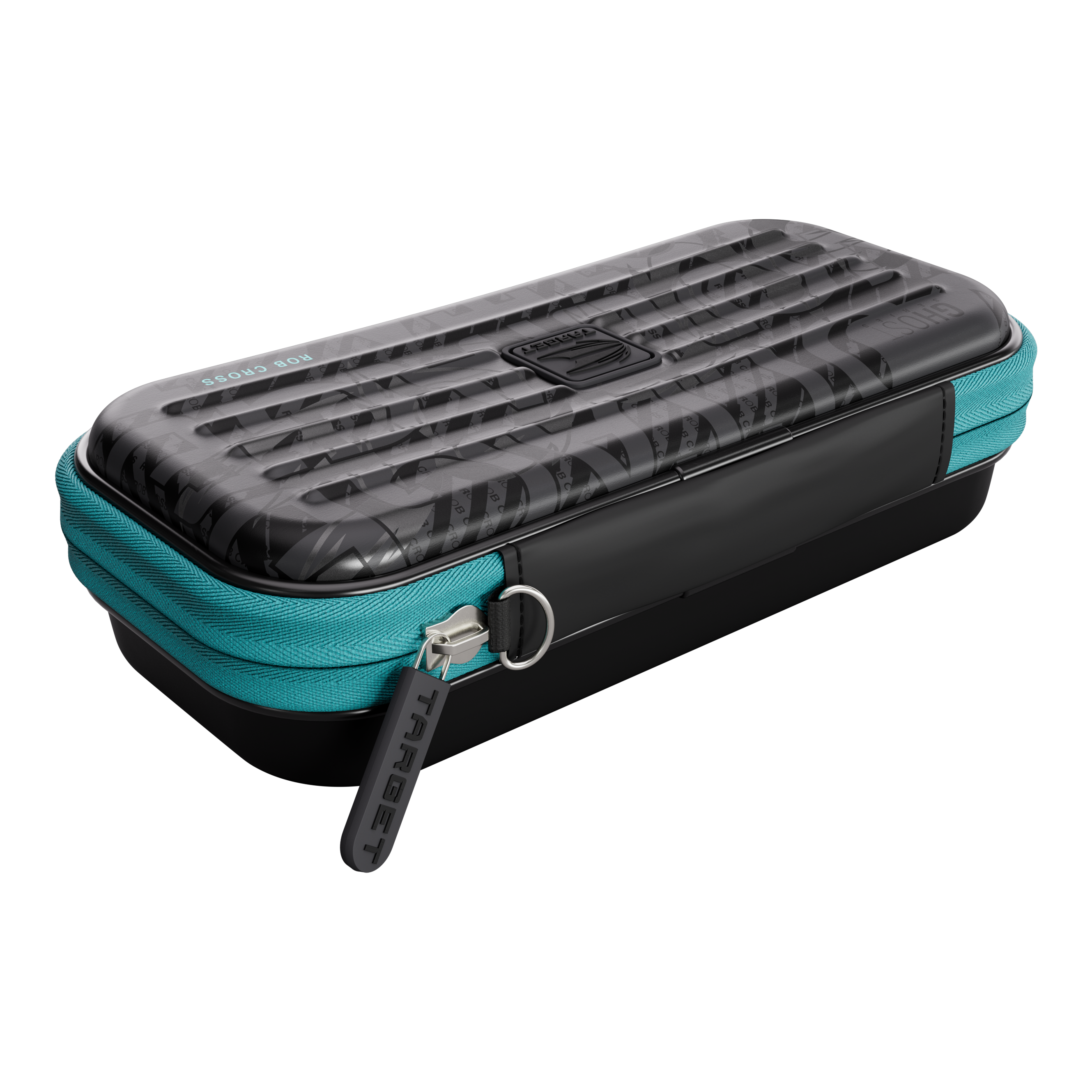 Das Bild zeigt das Takoma Ghost Series Rob Cross Dartcase. Dies ist ein spezielles Dart-Etui für Rob Cross Fans.