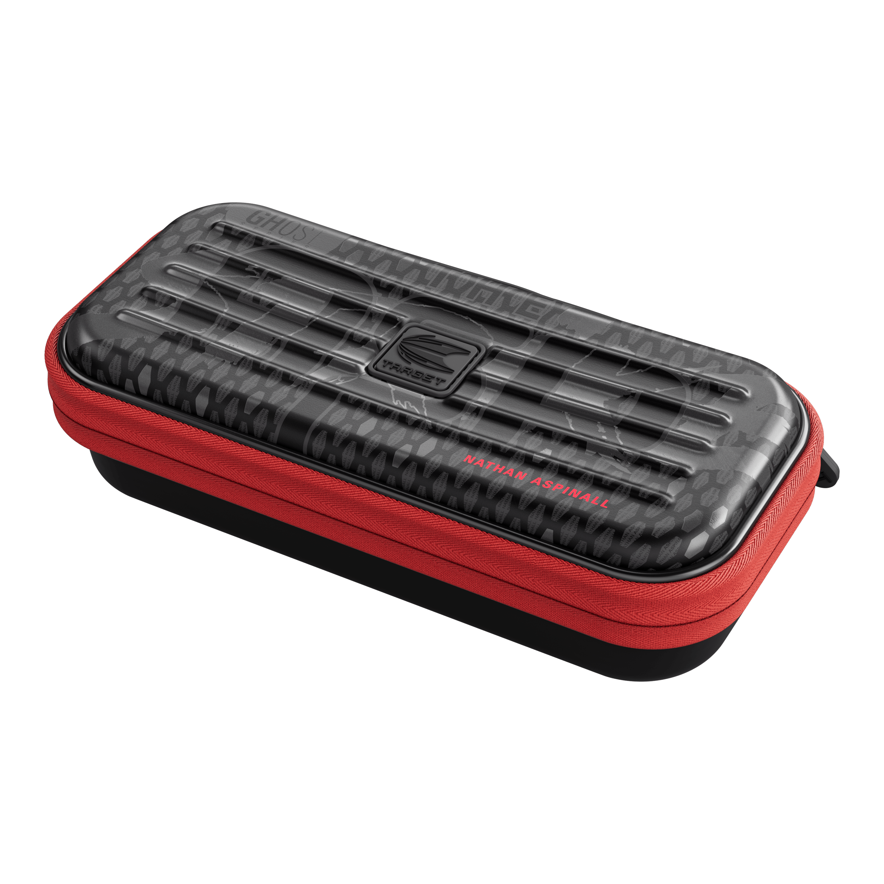 Takoma Ghost Series Nathan Aspinall dart case Hier sieht man das Takoma Ghost Series Nathan Aspinall Dartcase. Es wurde speziell für Fans von Nathan Aspinall entworfen.
