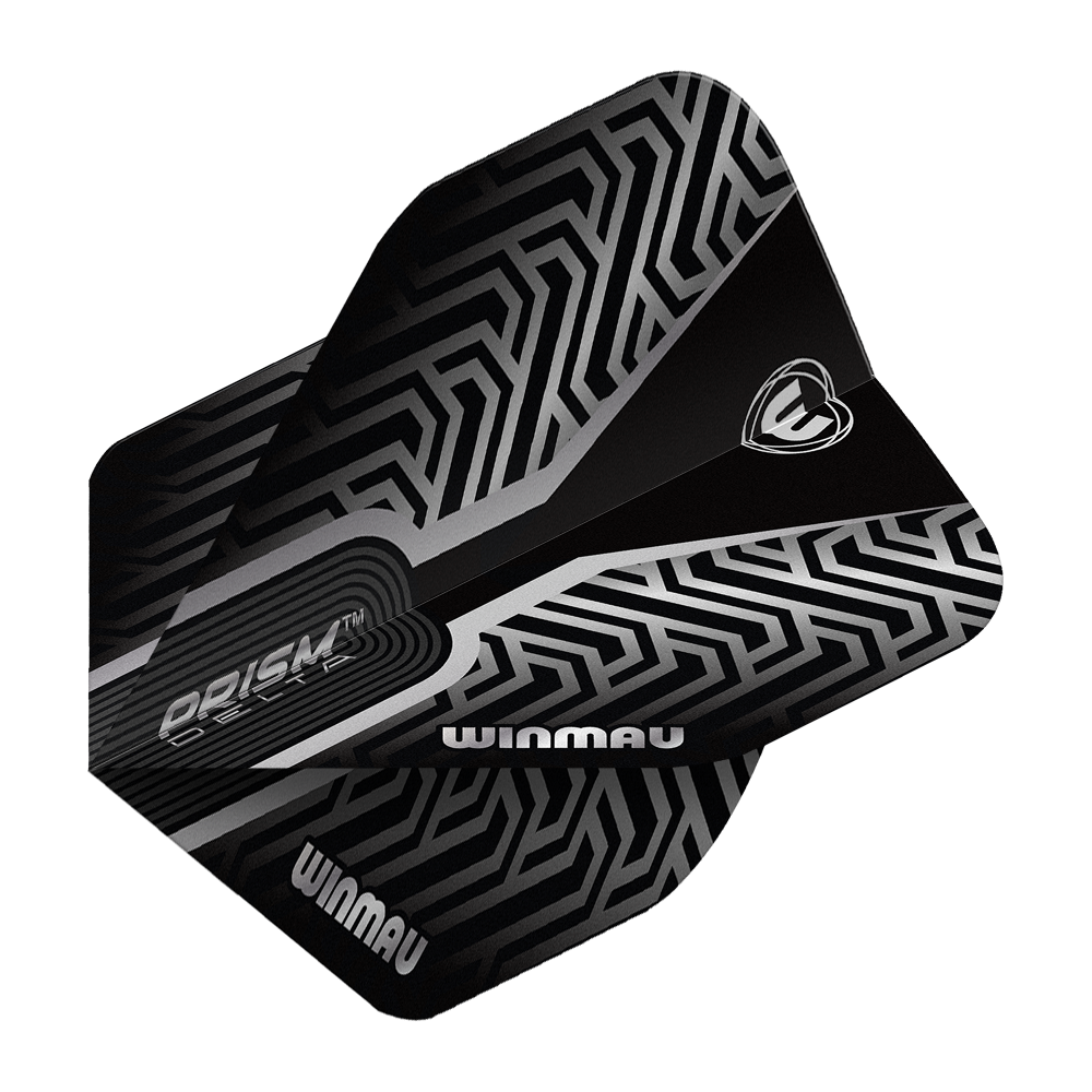 Winmau Prism Delta Silver No2 Standard Flights Dies ist ein Satz Winmau Prism Delta Silver No2 Standard Flights. Die Abbildung zeigt die Produktdetails dieser Darts-Flights.