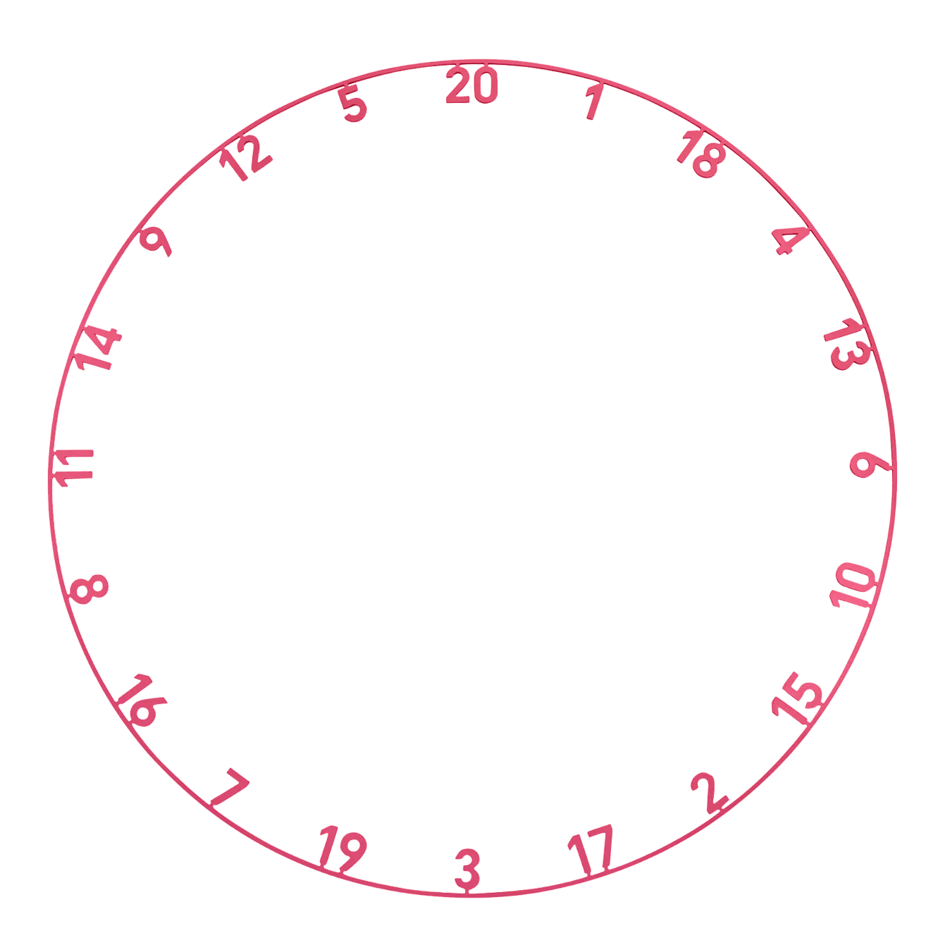 Abgebildet ist das Precise 180 Endorphine Steeldartboard mit Nummernring in Cyber Pink. Das Dartboard eignet sich ideal für Profi- und Freizeitspieler.