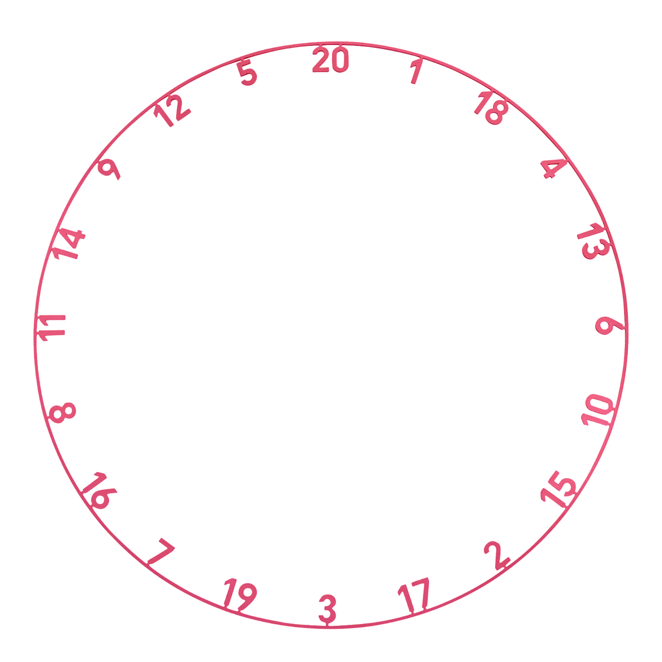 Precise 180 Endorphine Steel Dartboard with Numbered Ring - Cyber Pink Abgebildet ist das Precise 180 Endorphine Steeldartboard mit Nummernring in Cyber Pink. Das Dartboard eignet sich ideal für Profi- und Freizeitspieler.