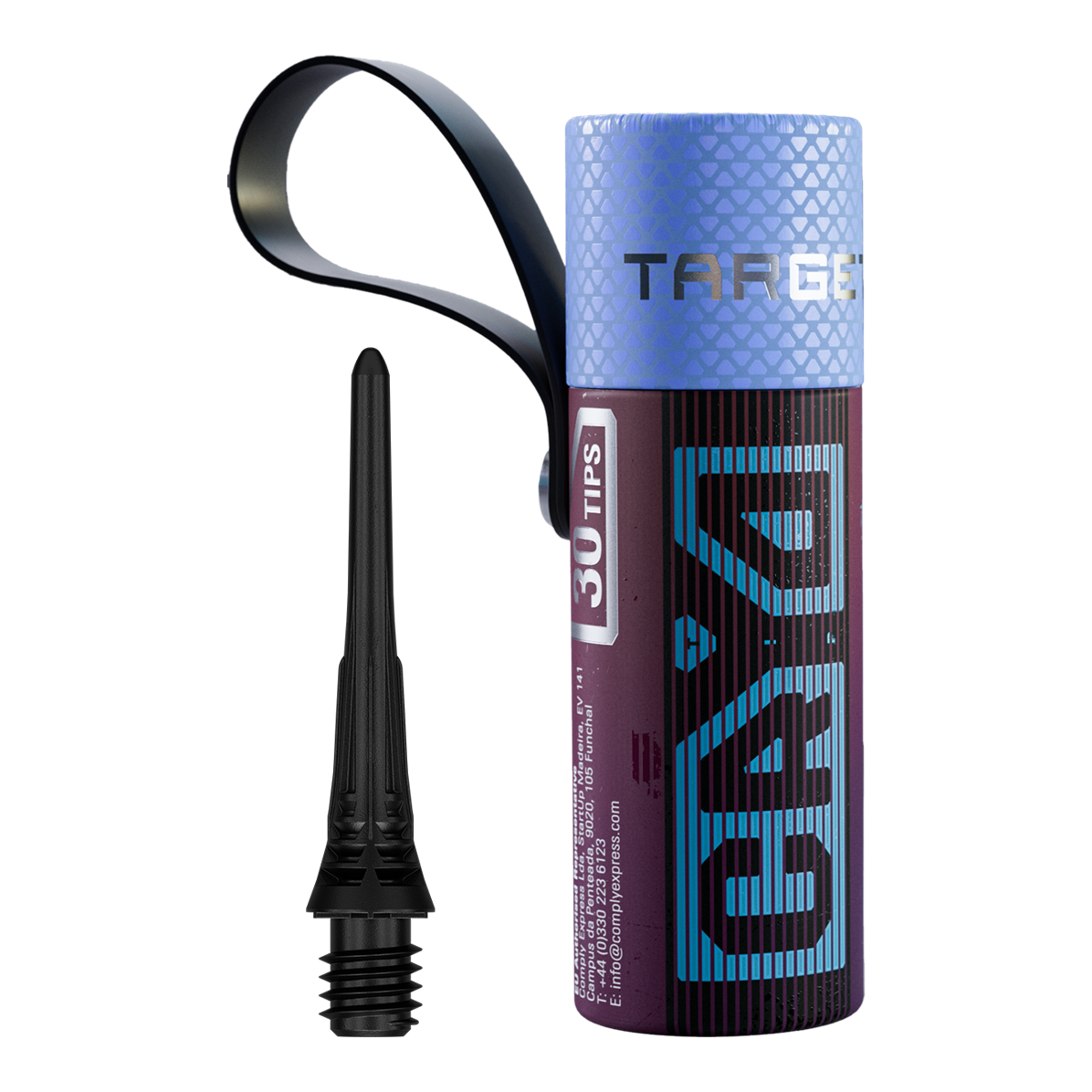 Target Cryo Soft Dart Tips Pack of 30 - Black Das Bild präsentiert die Target Cryo Softdartspitzen im 30er Pack in schwarzer Farbe. Diese Ersatzspitzen sind für den Einsatz mit Softdarts gedacht.