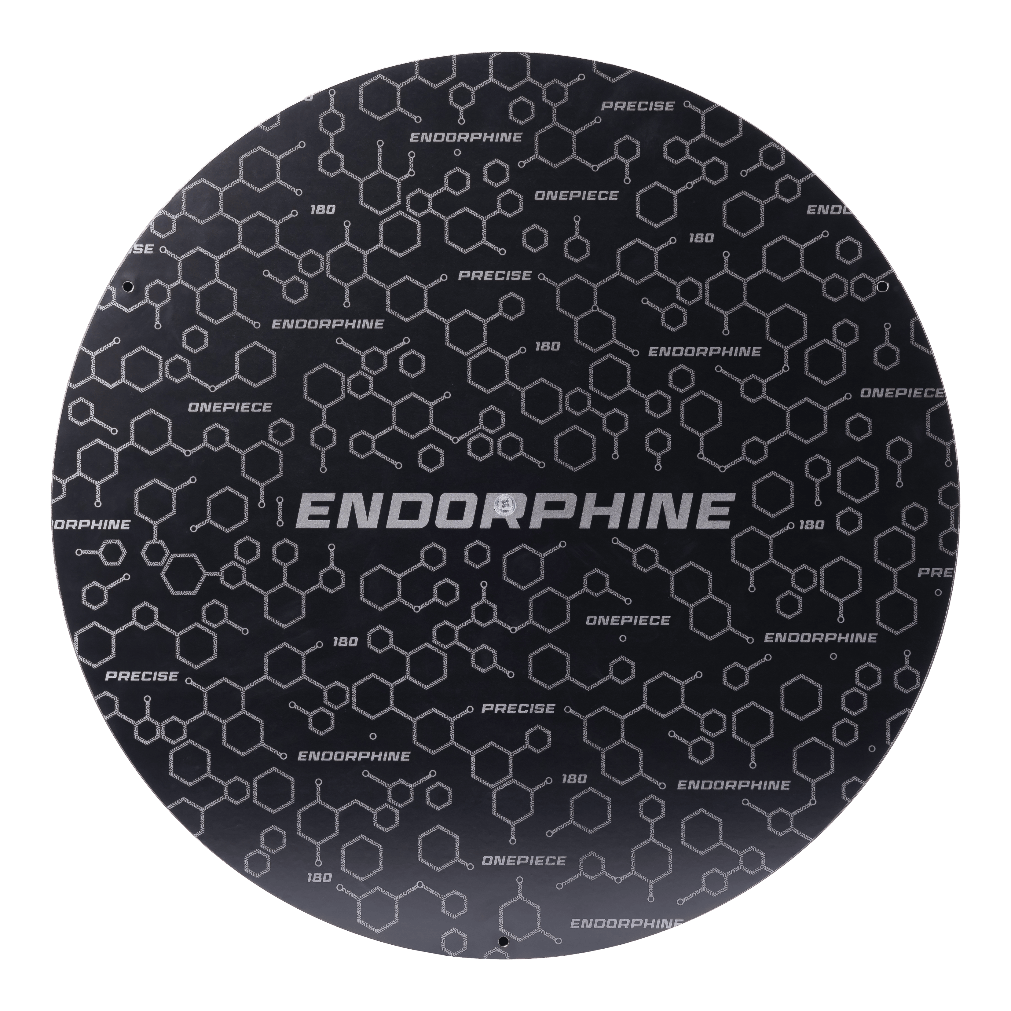 Precise 180 Endorphine steel dartboard without number ring Dieses Bild zeigt das Precise 180 Endorphine Steeldartboard mit Nummernring in Weiß. Es ist ein hochwertiges Dartboard mit klaren Zahlen.
