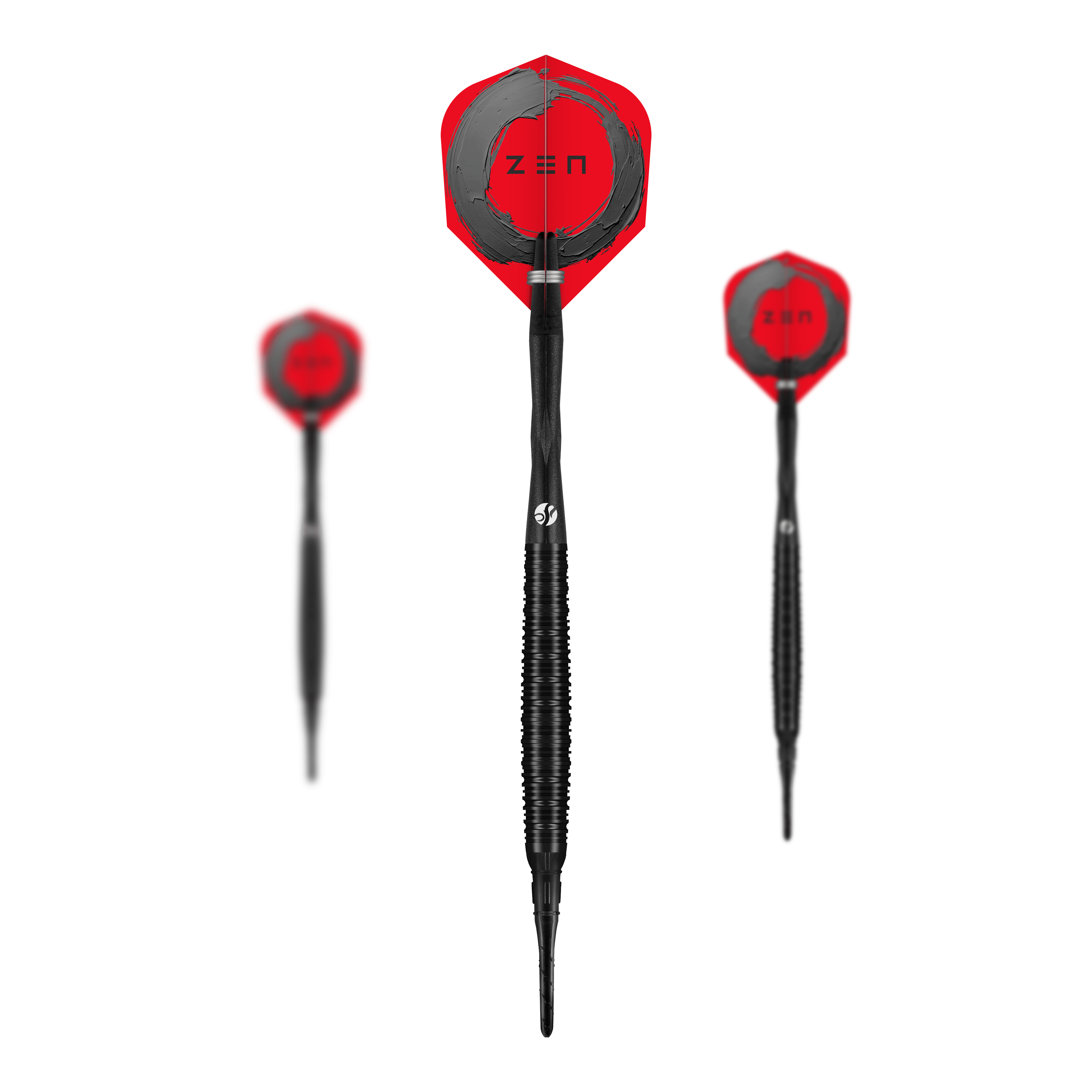 Shot ZEN Missile Soft Darts - 20g Das Bild zeigt ein Set der Shot ZEN Missile Softdarts - 20g. Es handelt sich um hochwertige Softdarts für den Freizeit- oder Profi-Gebrauch.
