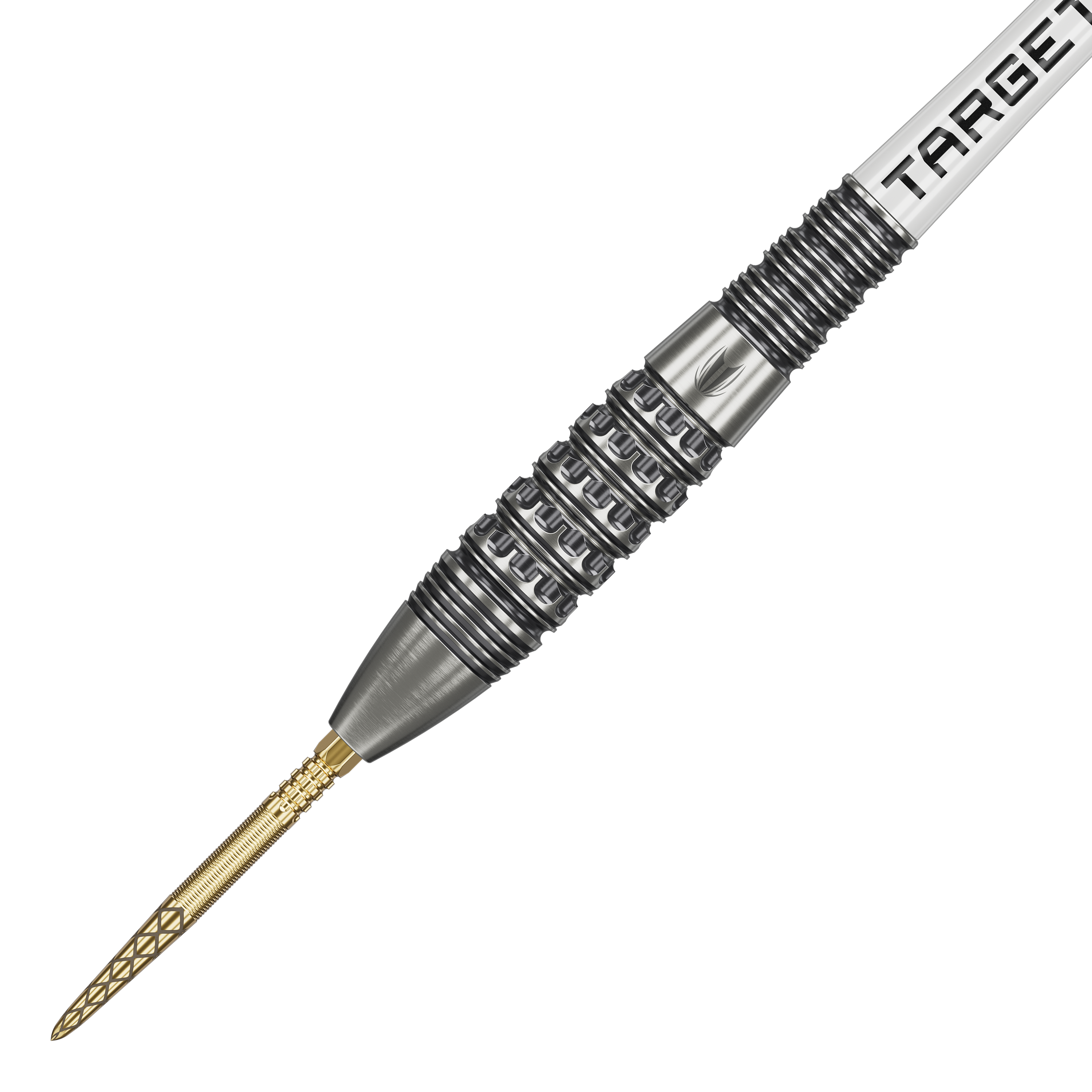 Die Target Redux 02 Swiss Point Steeldarts sind auf diesem Bild zu sehen. Es handelt sich um hochwertige Steeldarts für präzises Dartspiel.