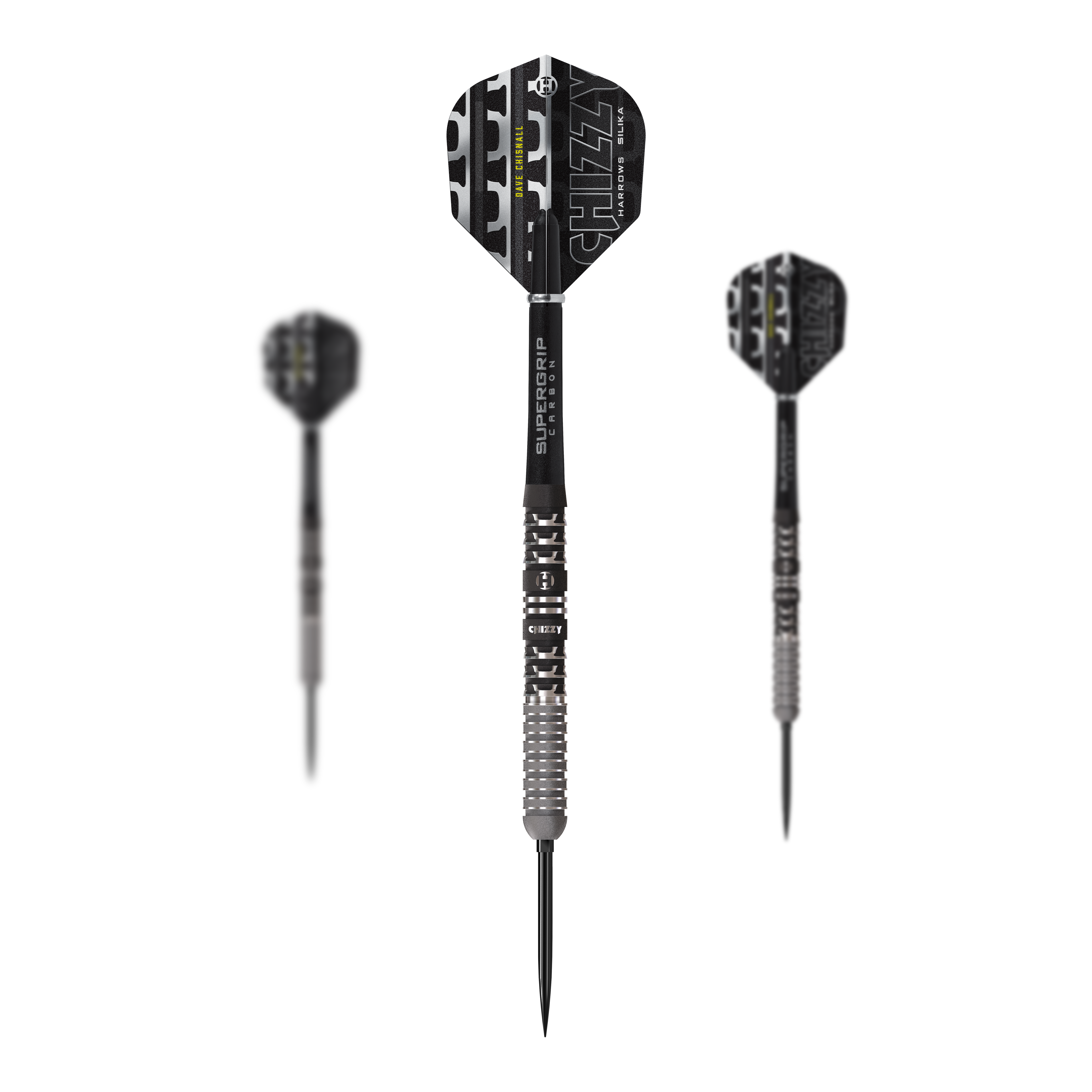 Harrows Dave Chisnall Chizzy Series 4 Quick Point Steeldarts Abgebildet sind die Harrows Dave Chisnall Chizzy Series 4 Quick Point Steeldarts. Diese Steeldarts sind für Präzision und Leistung bekannt.