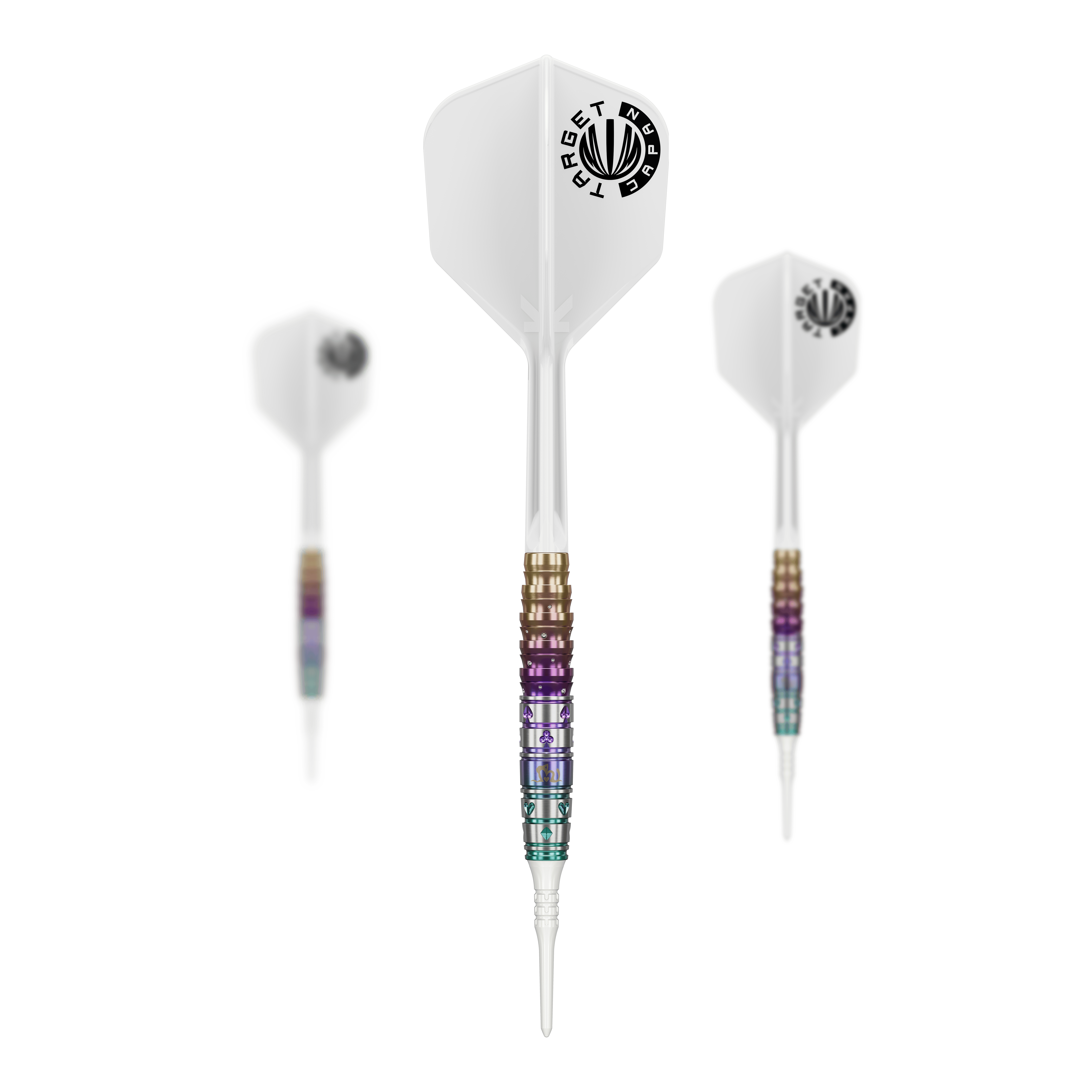 Target Japan Prime Series Mayuko Morita Mayo GEN7 Soft Darts - 18g Target Japan Prime Series Mayuko Morita Mayo GEN7 Softdarts mit 18g Gewicht sind auf dem Bild zu sehen. Das Produkt ist speziell für Dartspieler entworfen.