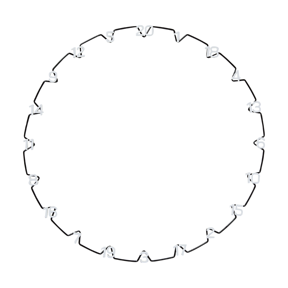 Unicorn Horizontal Number Ring Number ring