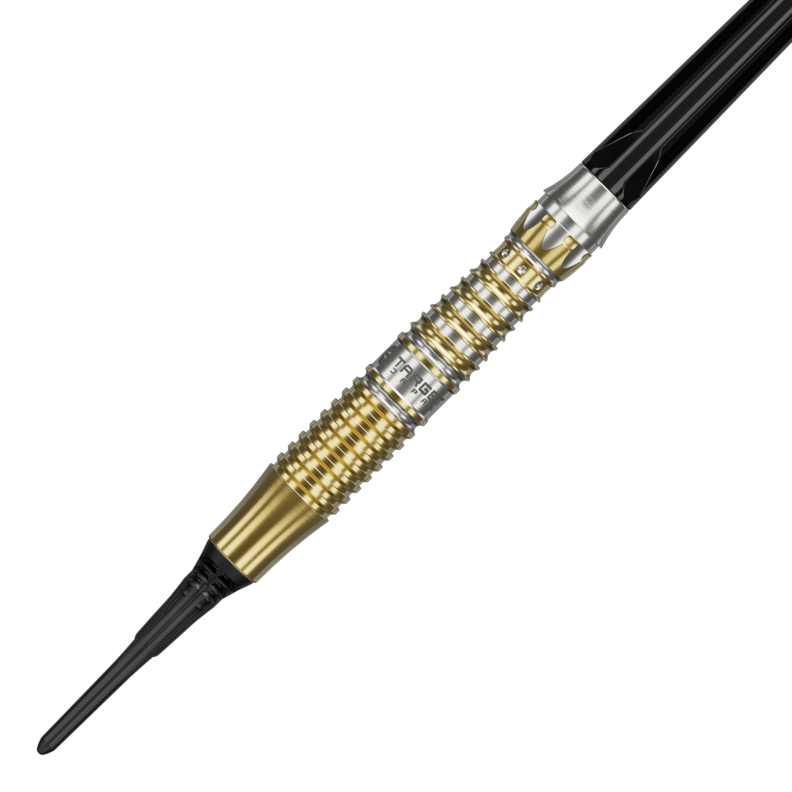 Target Black Marque Enzo Soft Darts - 18g Abgebildet sind Target Black Marque Enzo Softdarts mit einem Gewicht von 18g. Diese Softdarts zeichnen sich durch ihr elegantes schwarzes Design aus.