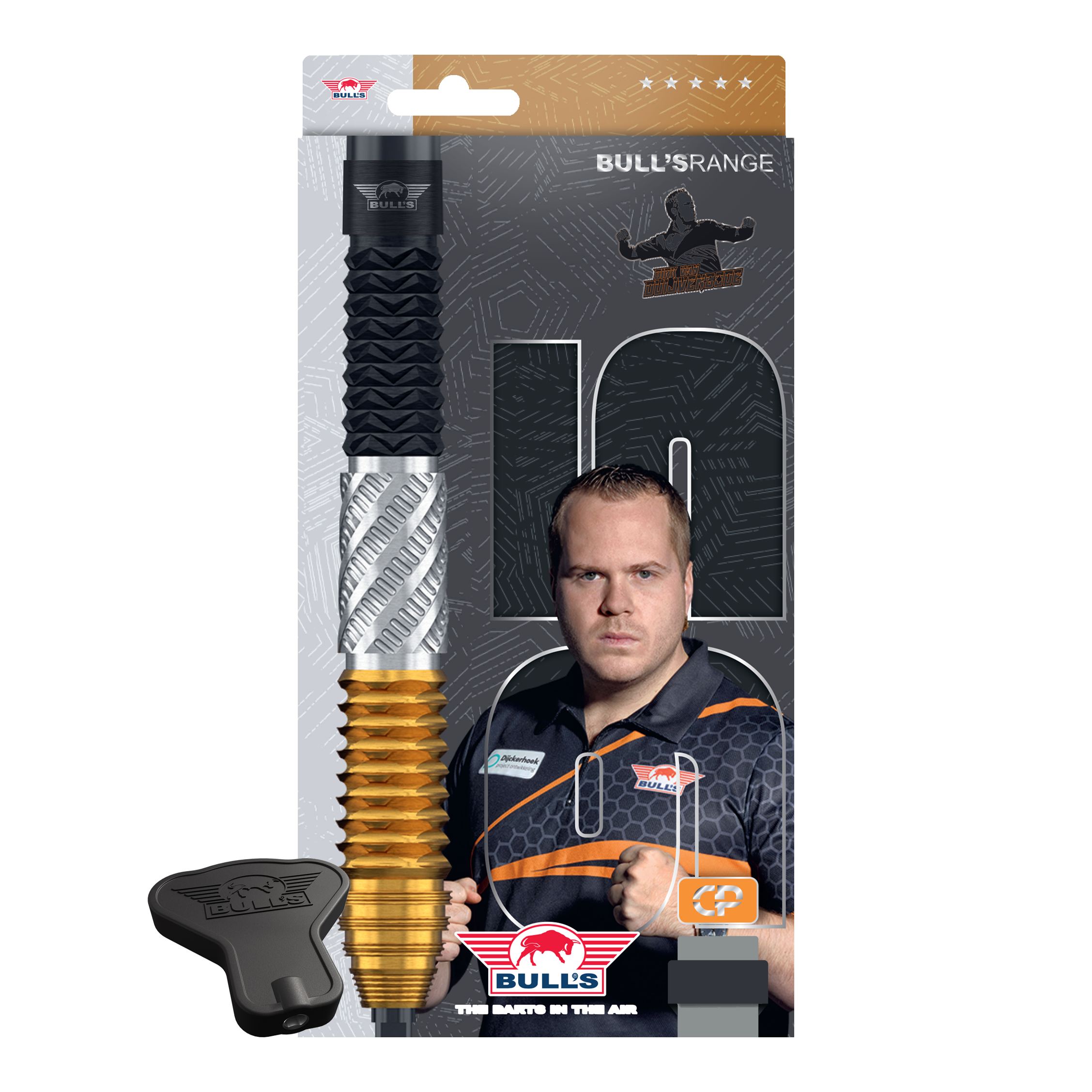 Bulls NL Dirk Van Duijvenbode 95% Convertible Points Steeldarts Die Bulls NL Dirk Van Duijvenbode 95% Convertible Points Steeldarts sind hochwertige Darts mit austauschbaren Spitzen. Sie bieten Präzision und Flexibilität für erfahrene Dartspieler.
