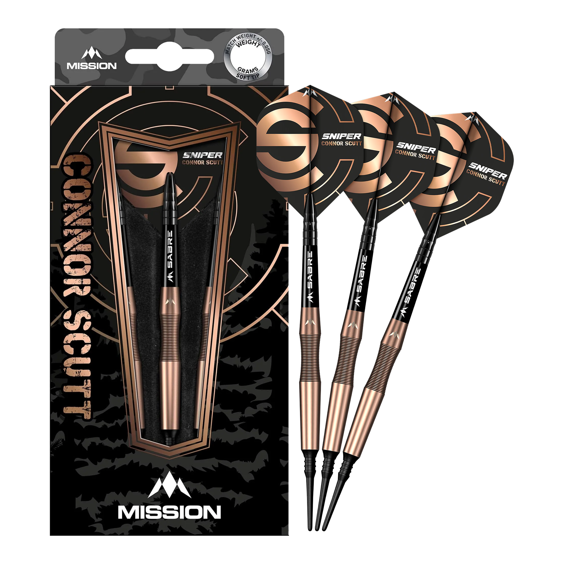 Mission Connor Scutt Sniper Softdarts - 18g