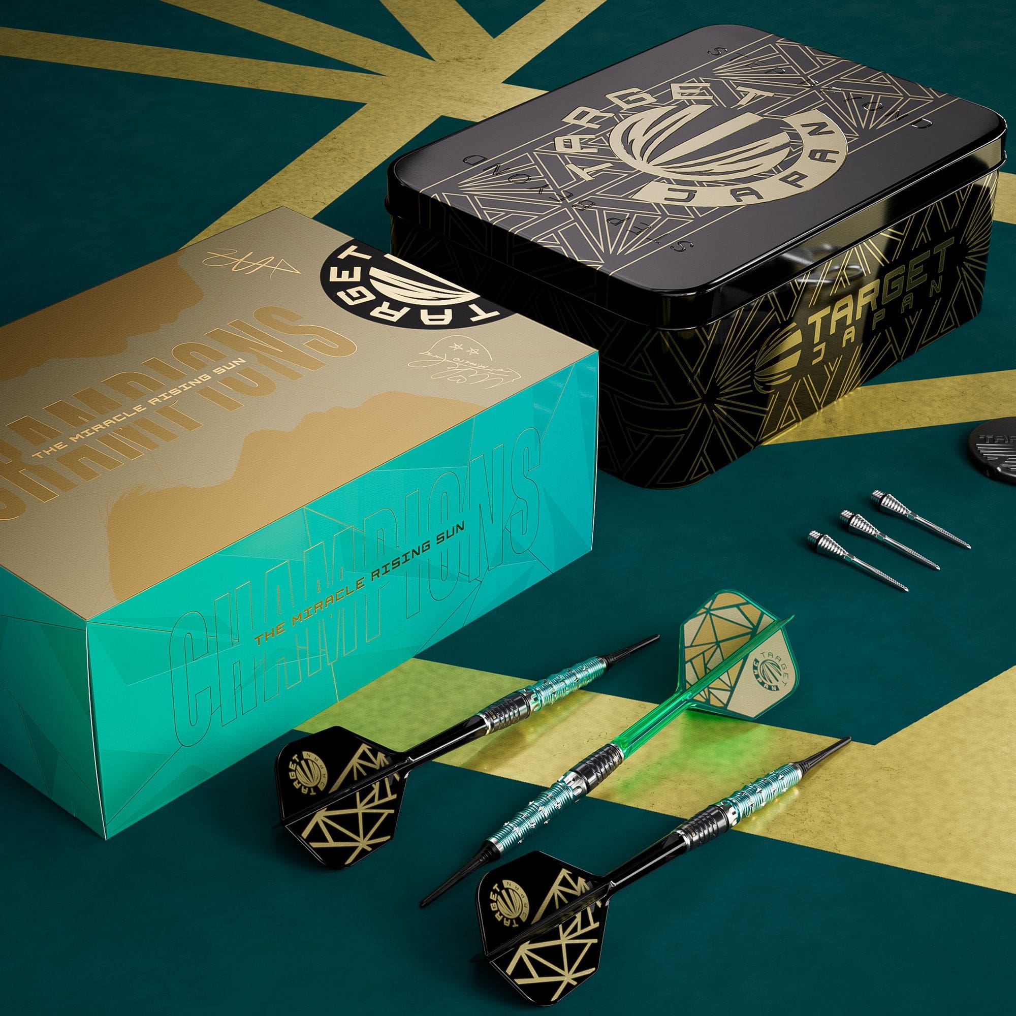 Target Japan The Rising Miracle Combination Limited Edition Softdarts - 21.5g Target Japan The Rising Miracle Combination Limited Edition Softdarts - 21.5g