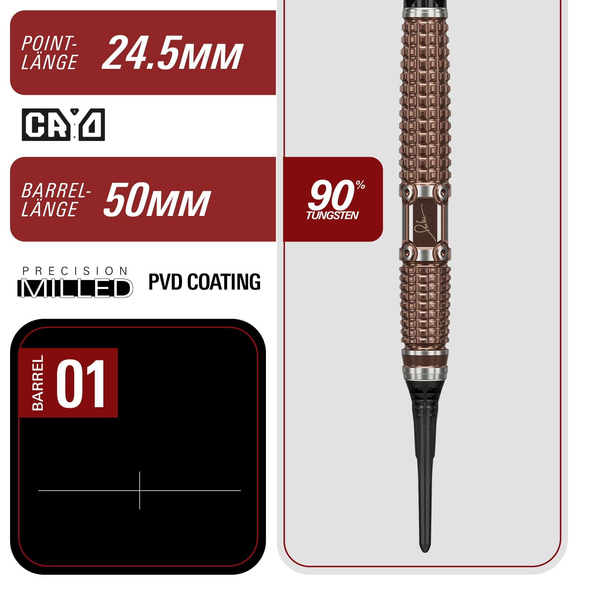 Target Japan Paul Lim The Legend GEN10 Soft Darts - 20g Target Japan Paul Lim The Legend GEN10 Soft Darts - 20g