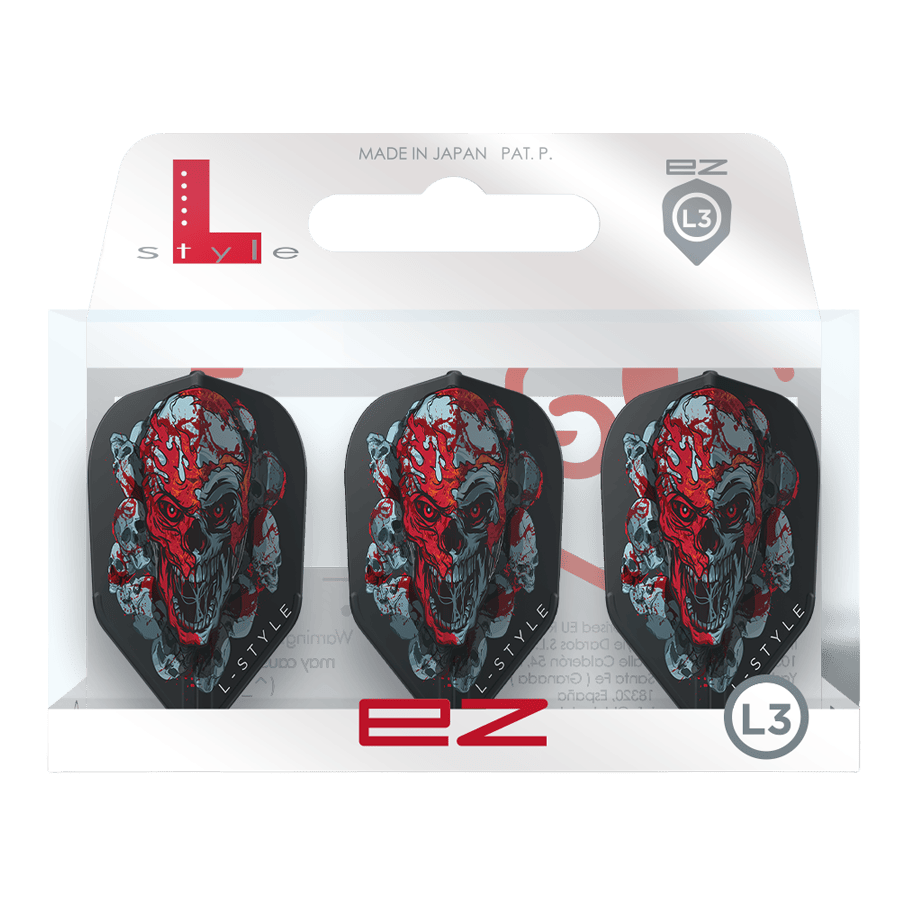 L-Style Ryan Searle Signature V4 Black L3EZ Flights Diese Abbildung zeigt L-Style Ryan Searle Signature V4 Black L3EZ Flights. Die Dartflights zeichnen sich durch ein elegantes, schwarzes Design aus.