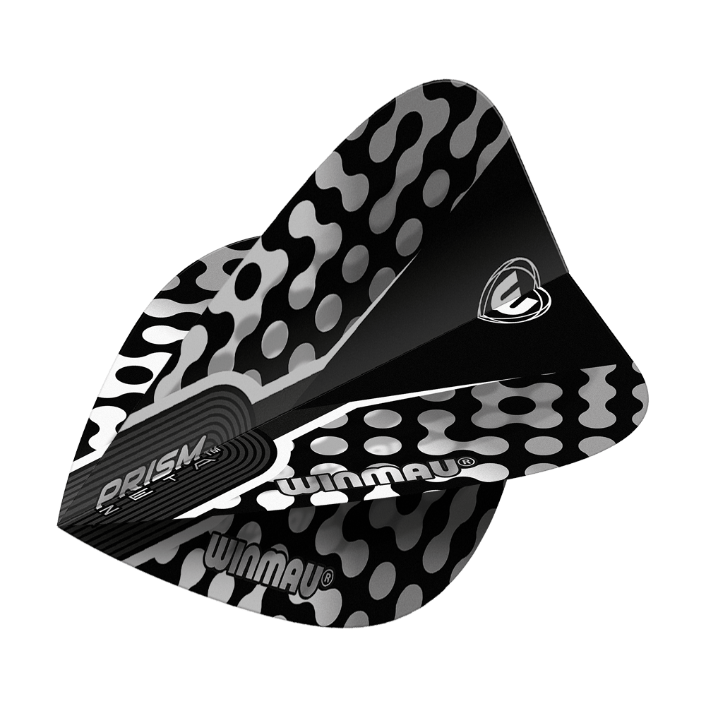 Winmau Zeta Black White Gray Kite Flights