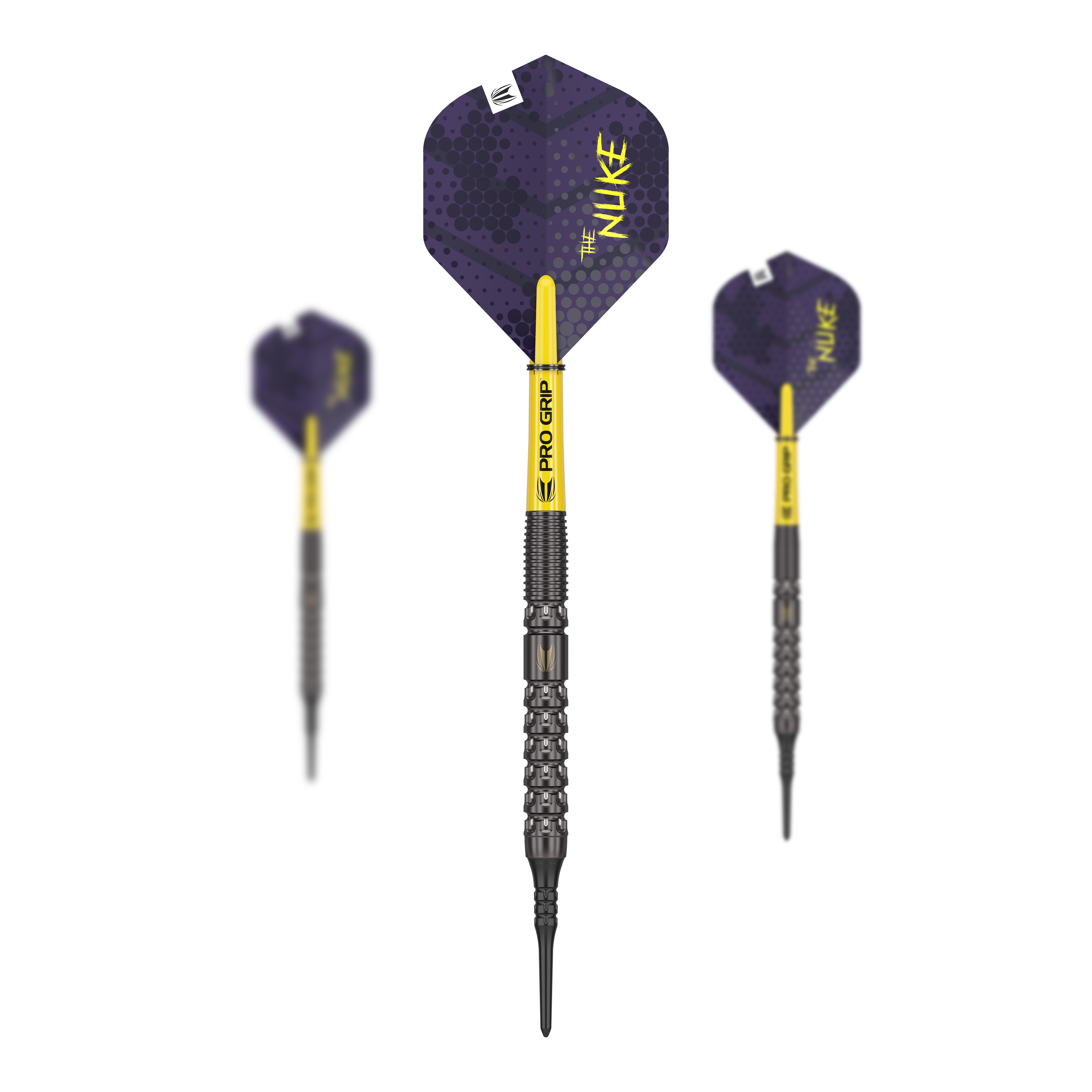 Target Luke Littler GEN1 Soft Darts - 19g Das Bild zeigt ein Set von Softdarts. Der Dateiname ist '210324_Target_Luke_Littler_GEN1_Softdarts_1Set_(1)'.