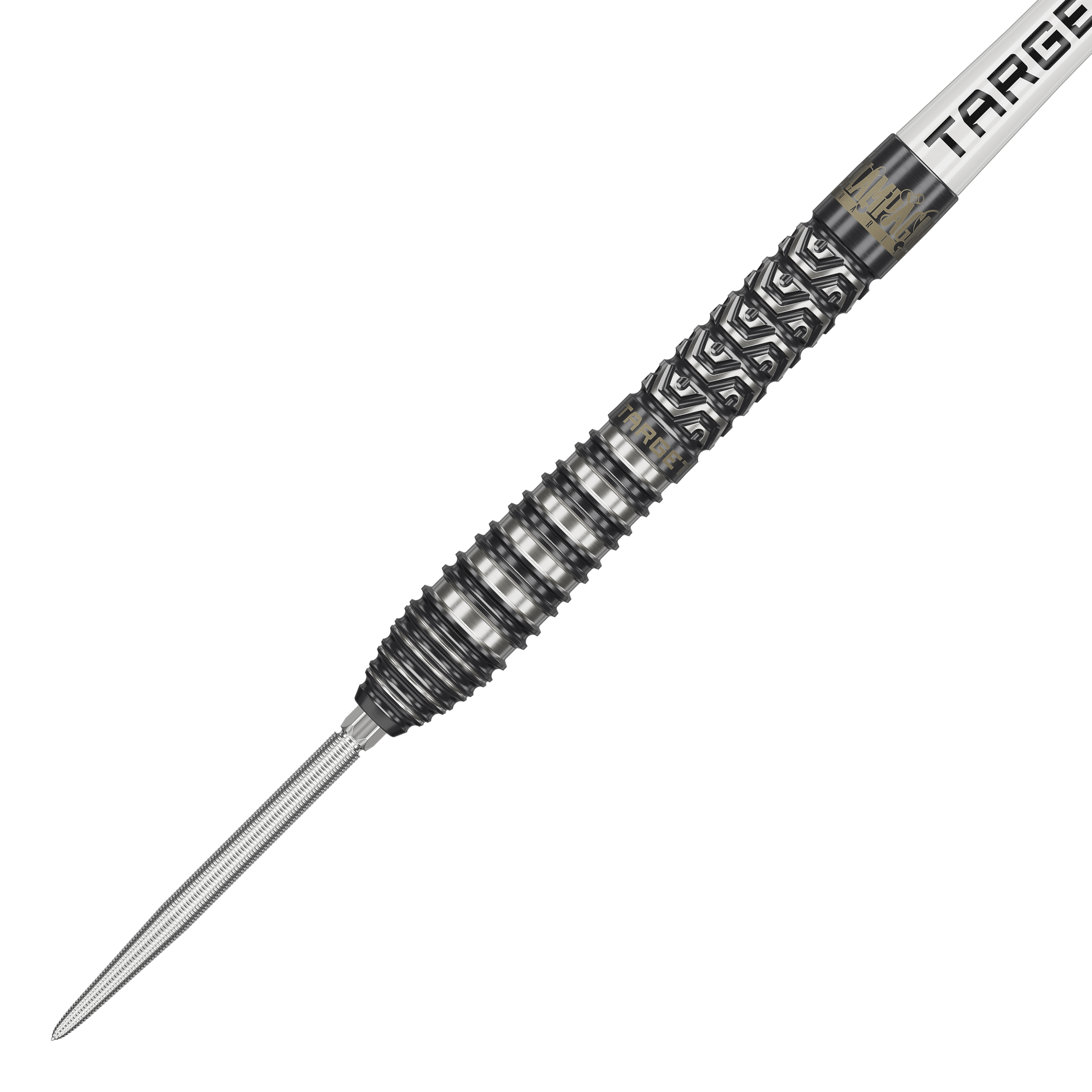 Target Charlie Manby Swiss Points steel darts Das Bild zeigt Target Charlie Manby Swiss Points Steeldarts. Ein Steeldart aus der Kollektion wird dargestellt.