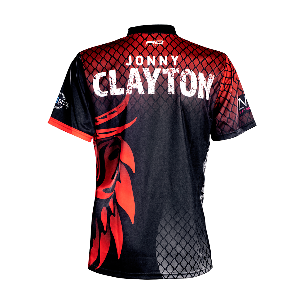Red Dragon Jonny Clayton Tour dart shirt