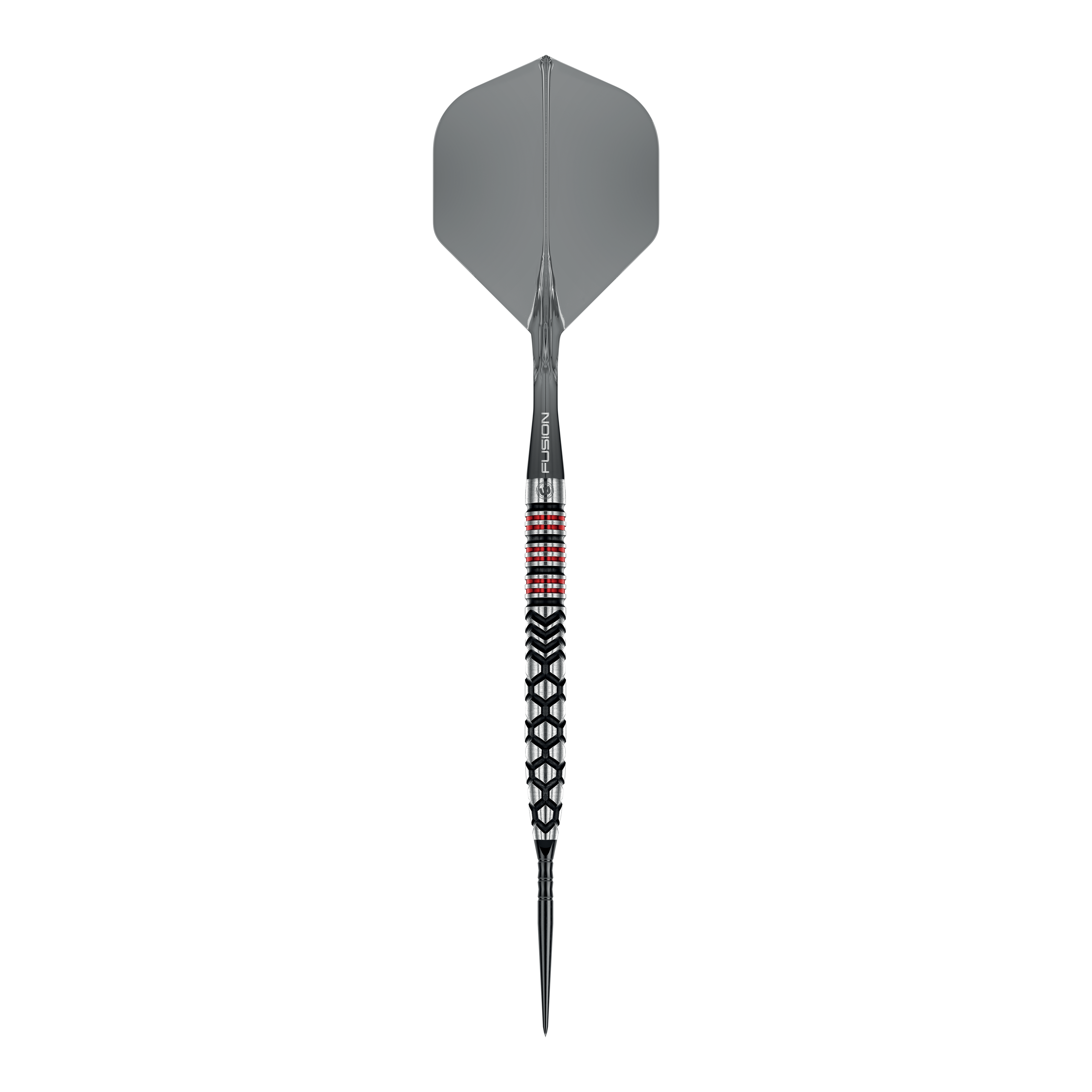 Dieses Bild zeigt einen einzelnen Winmau Fornax Tapered Switch Point Steeldart. Der Dart besitzt eine spezielle Tapered-Form.