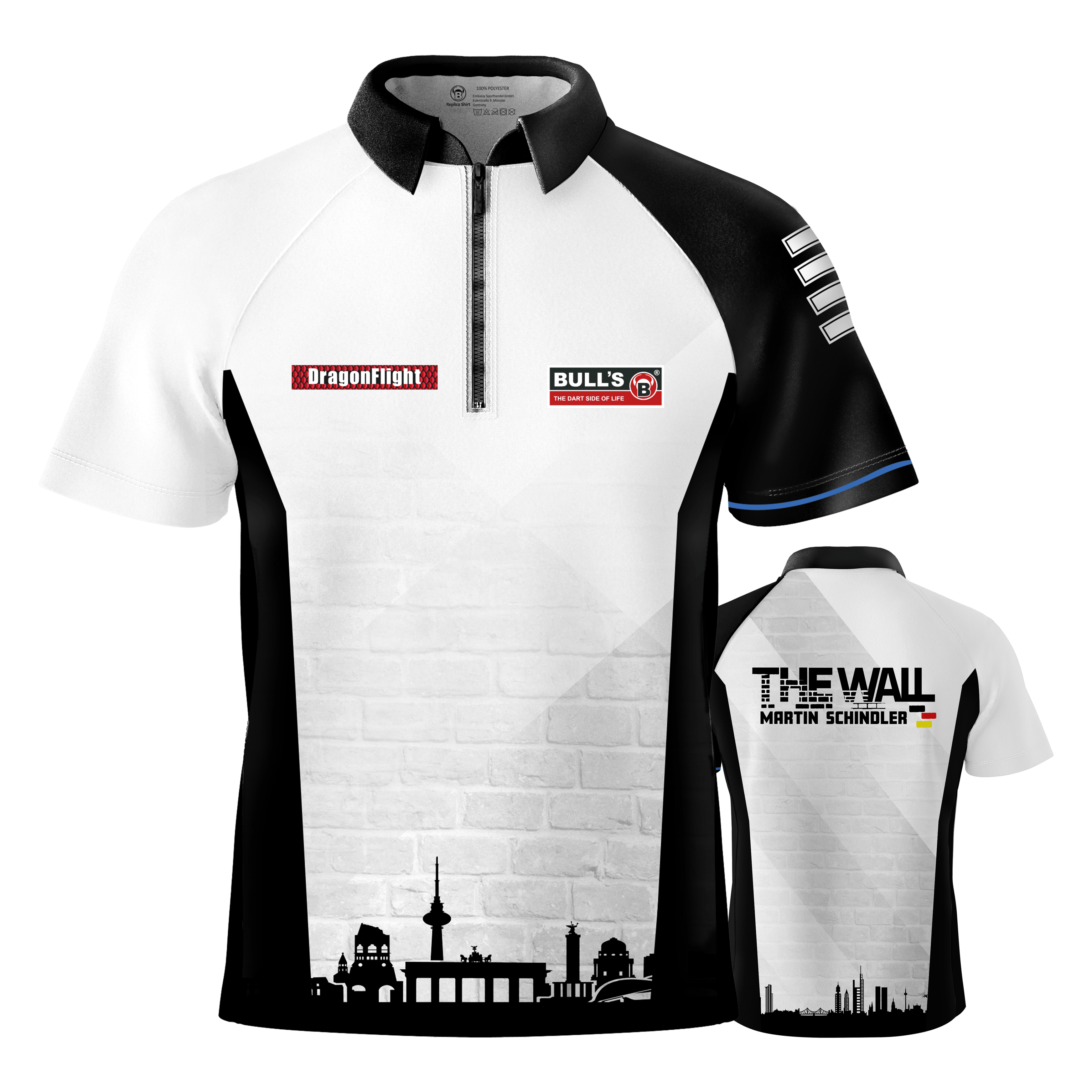 Bulls Martin Schindler The Wall dart shirt