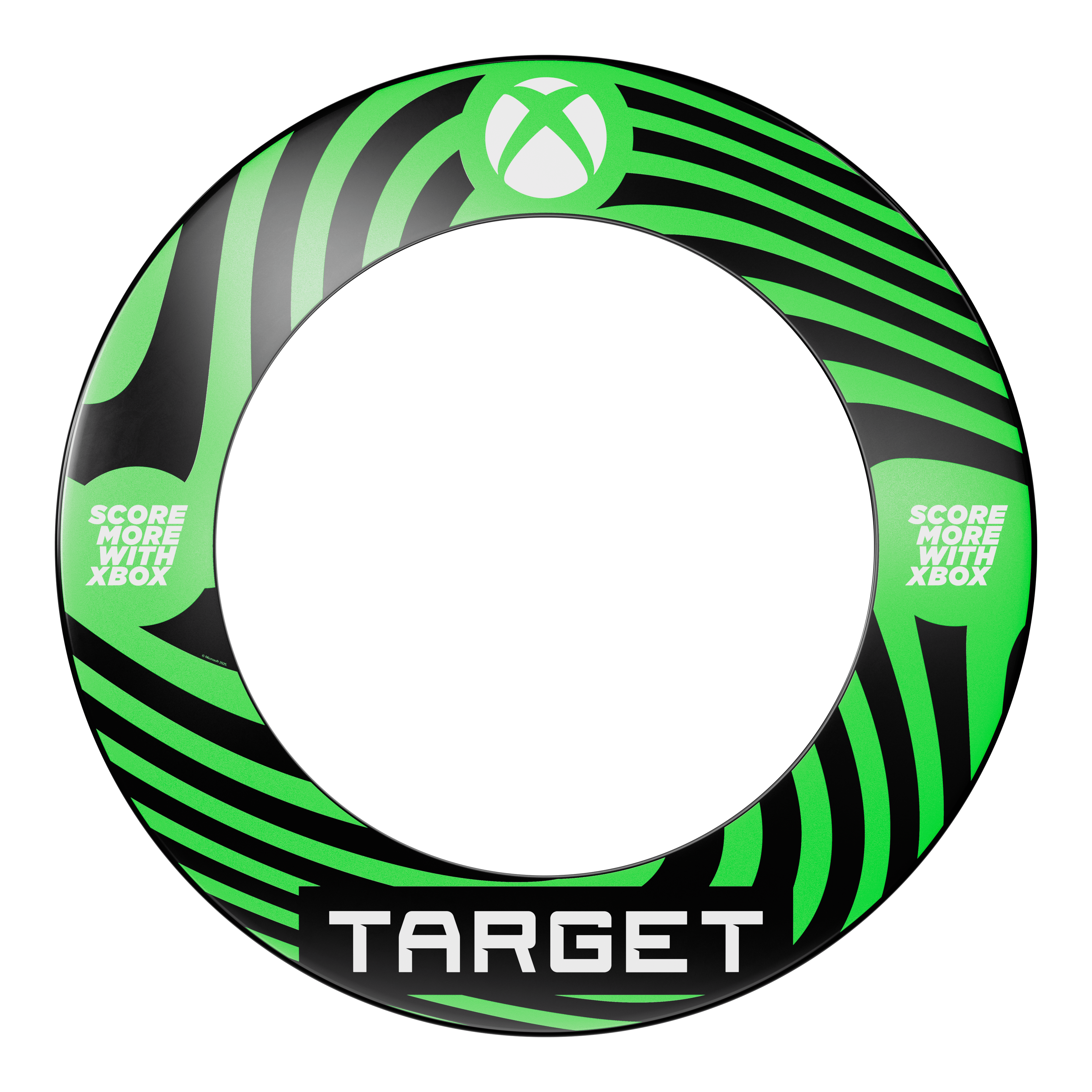 Target Xbox Dartboard Surround Bundle Abgebildet ist das Target Xbox Dartboard Surround Bundle. Dieses Produkt bietet einen Schutzrahmen für die Dartscheibe.