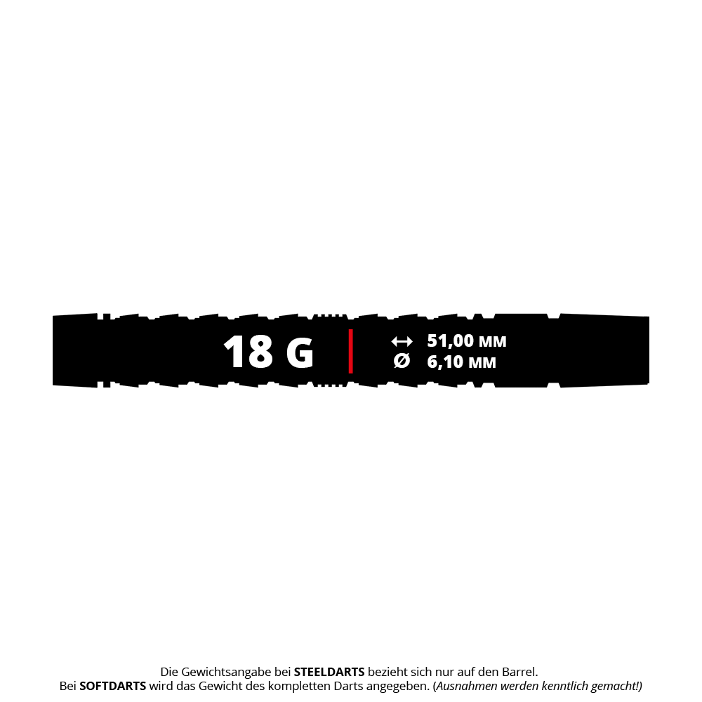 Harrow's Luke Woodhouse Series 3 Soft Darts - 18g Harrows Luke Woodhouse Series 3 Softdarts - 18g abgebildet. Das Bild zeigt die Darts aus der Produktserie von Luke Woodhouse.