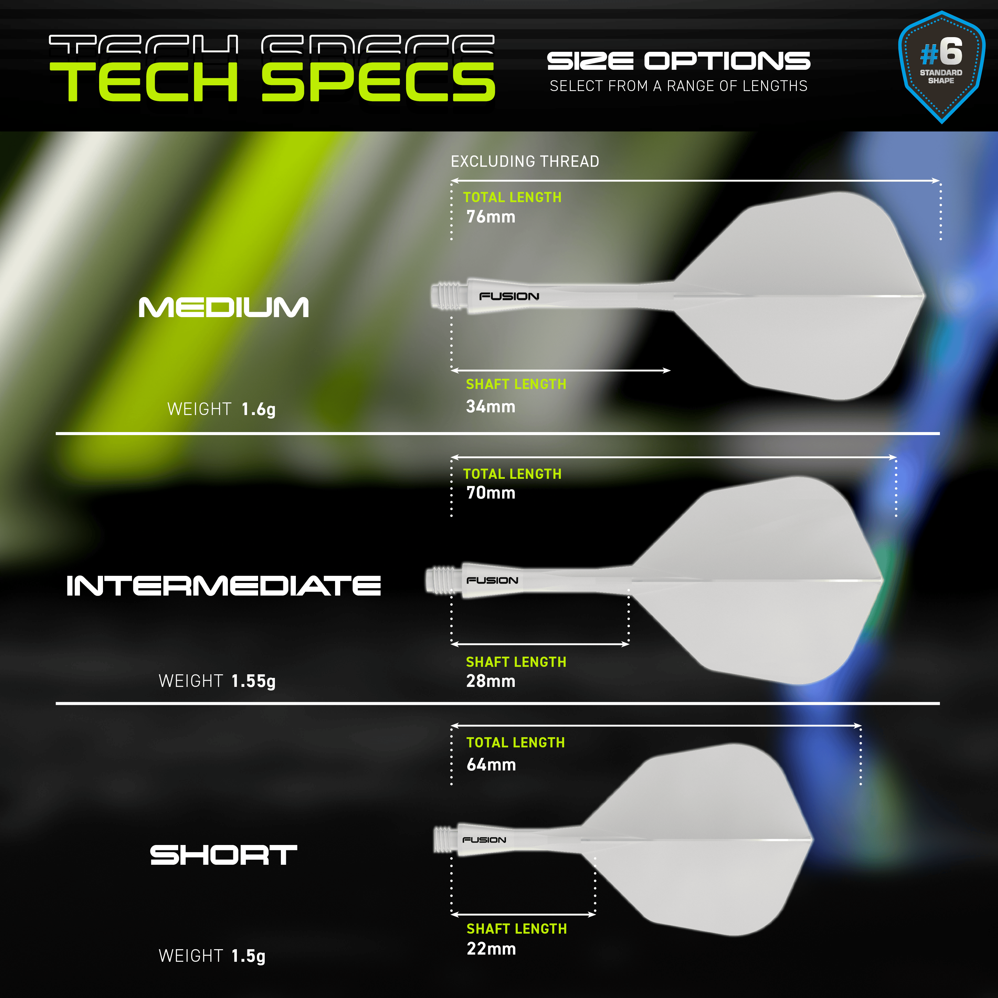 Winmau Fusion Flight Shaft System No6 Solid White Dieses Bild präsentiert das Winmau Fusion Flight-Shaft-System No6 Solid White. Das Produkt ist ein Dart-Schaft in Weiß.