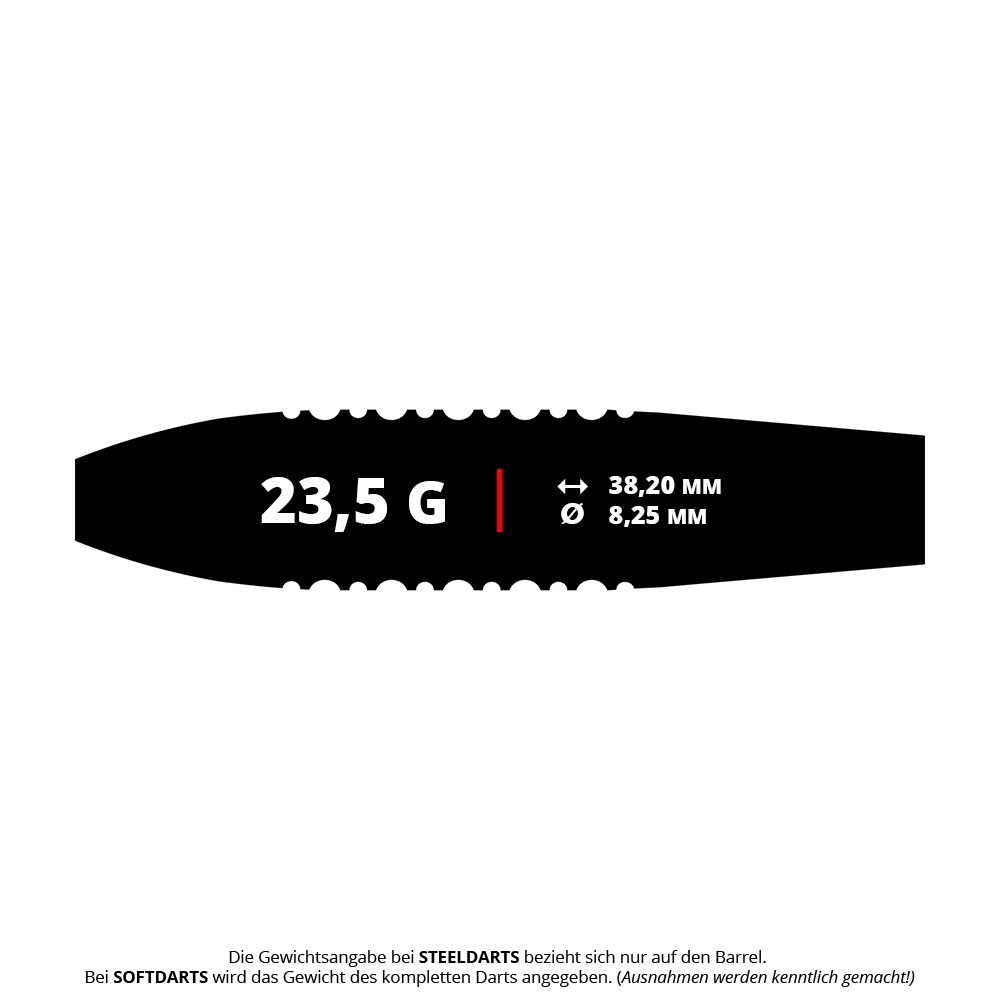 Mission Arkitekt Bronze Silica PVD Steeldarts - 23.5g Mission Arkitekt Bronze Silika PVD Steeldarts - 23,5g sind auf diesem Bild zu sehen. Die Darts haben eine bronzefarbene Oberfläche und ein elegantes Aussehen.