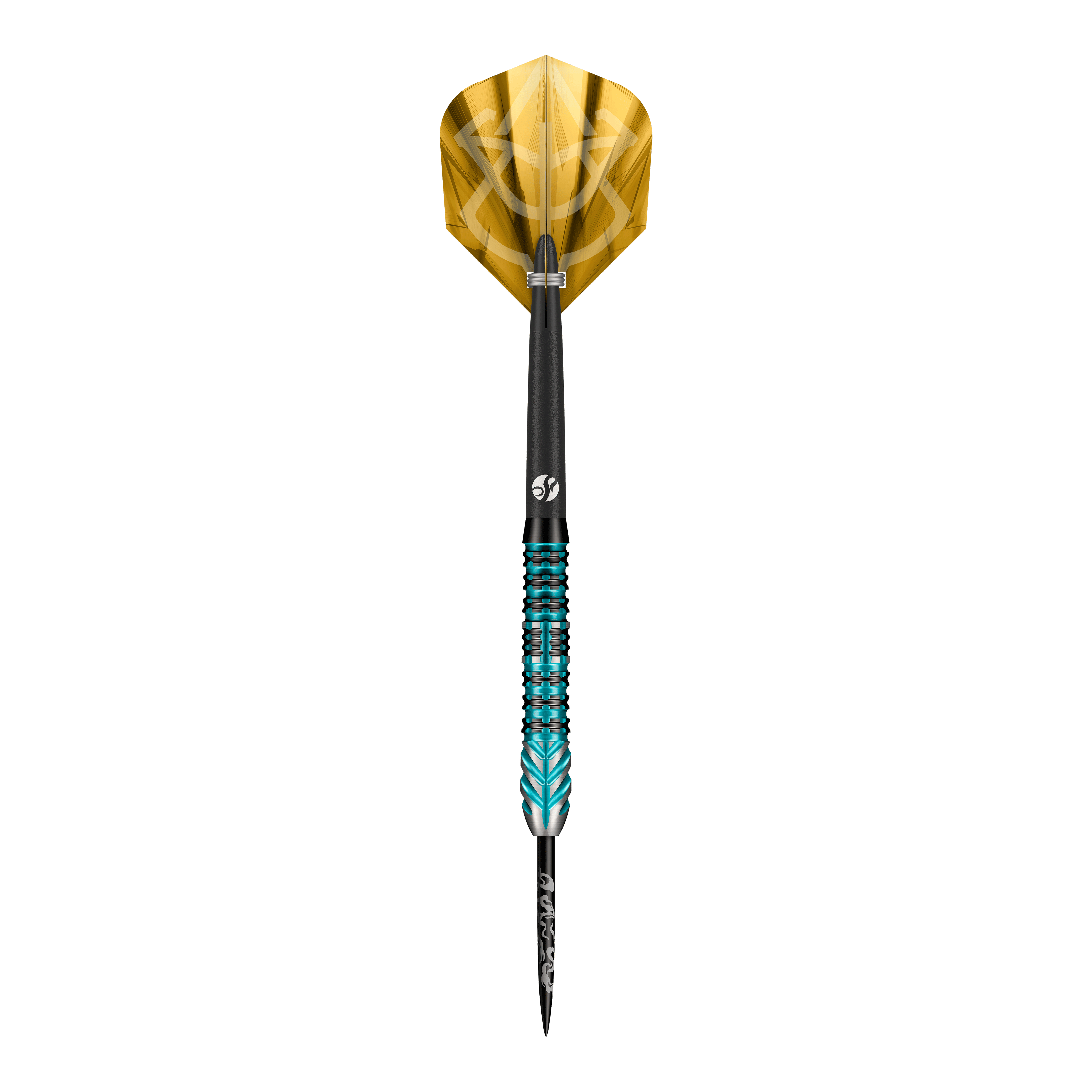 Shot Alchemy Volta steel darts Dieses Bild zeigt die Shot Alchemy Volta Steeldarts. Die Darts sind speziell für das Steeldart-Spiel konzipiert.