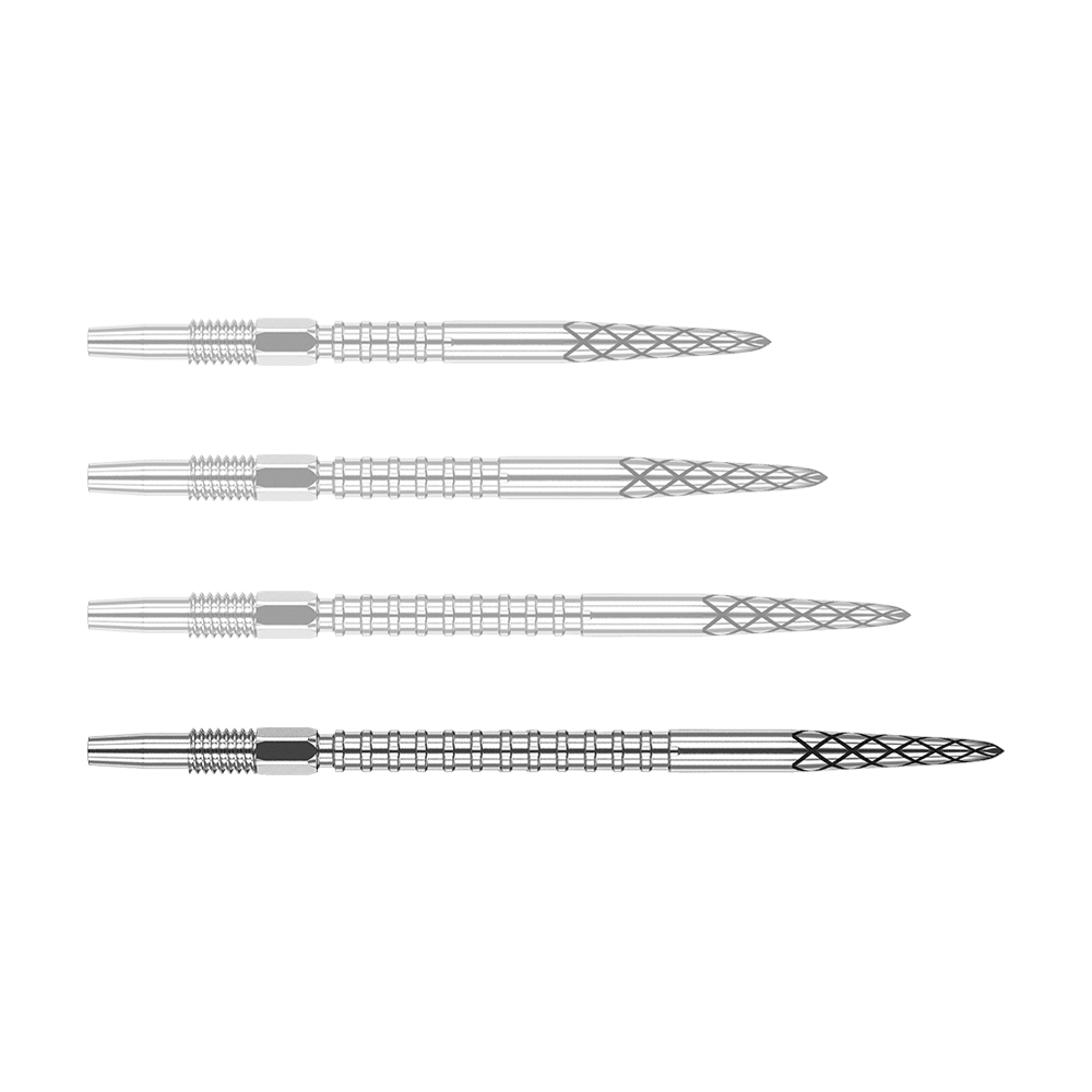Target Swiss DS Surge Point dart tips - Silver
