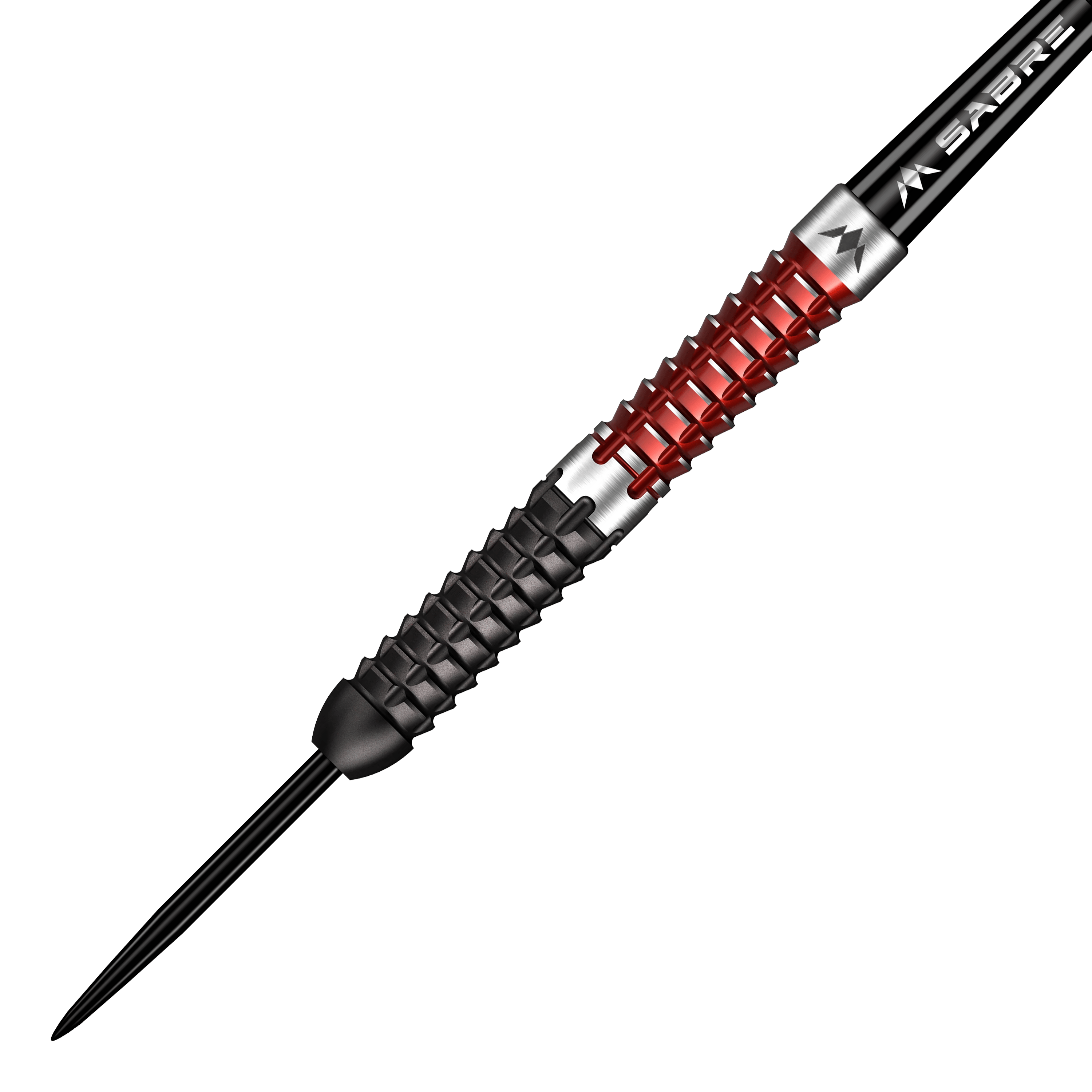 Mission Llew Bevan Black Red Electro Steeldarts - 23g. Diese Steeldarts überzeugen durch ihr Design in Schwarz und Rot.