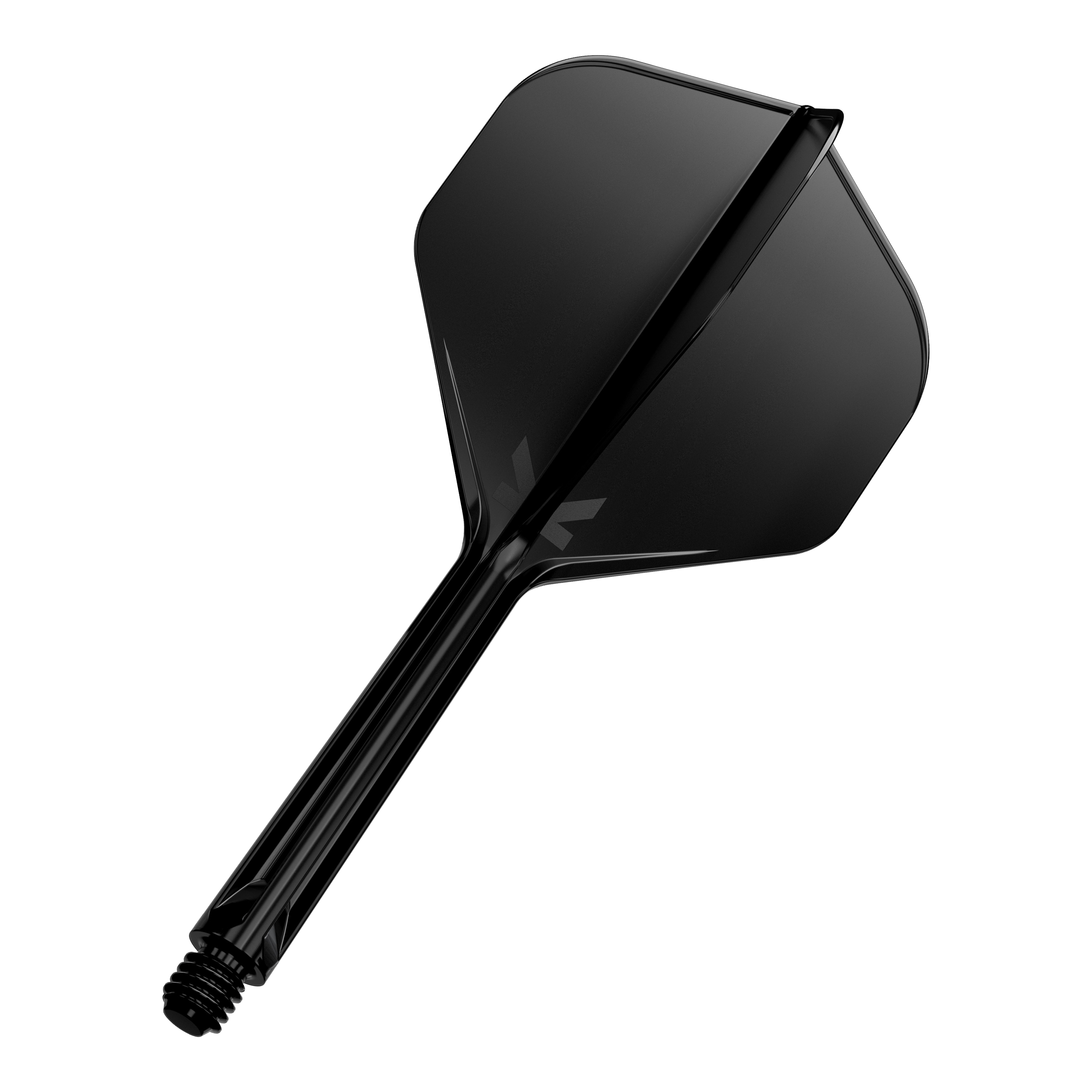 Target K-Flex No2 Standard Flight System - Black Dies ist ein schwarzer Dartflight mit Schaft. Das Design ist schlicht und modern gehalten.