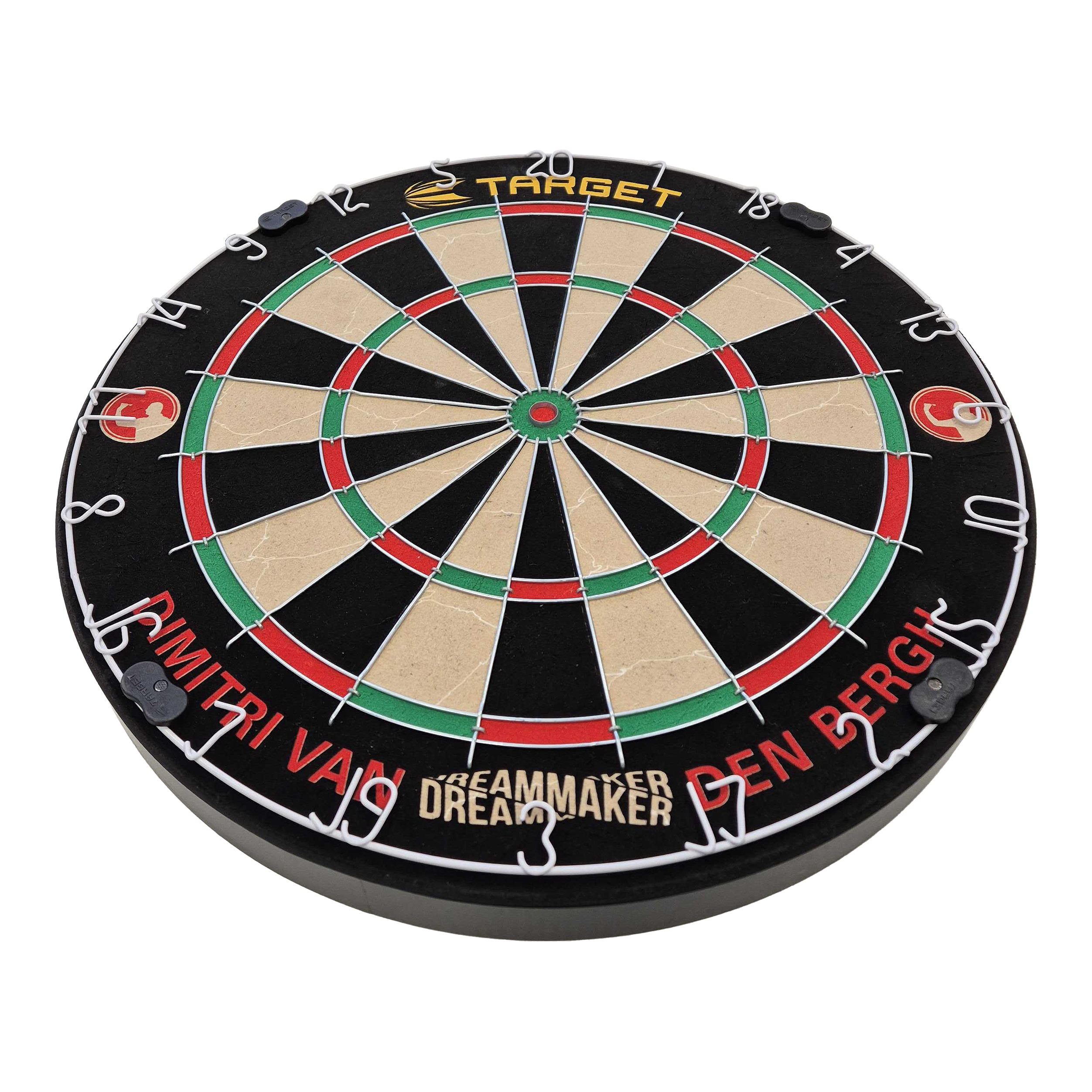 Target Dimitri Van Den Bergh Steeldartboard Set