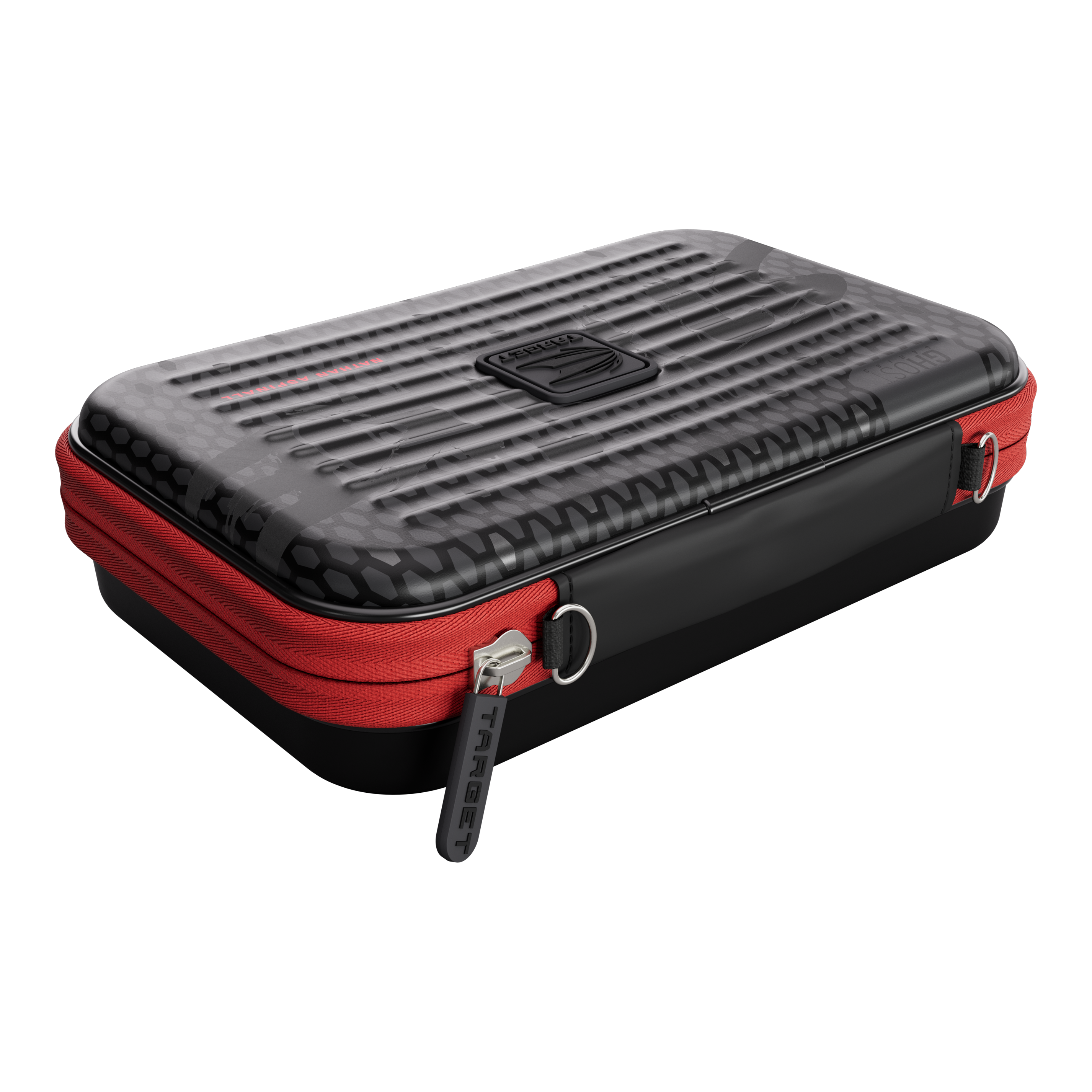 Takoma XL Ghost Series Nathan Aspinall dart case Dieses Bild zeigt das Takoma XL Ghost Series Nathan Aspinall Dartcase. Es eignet sich ideal zur Aufbewahrung von Dartzubehör.
