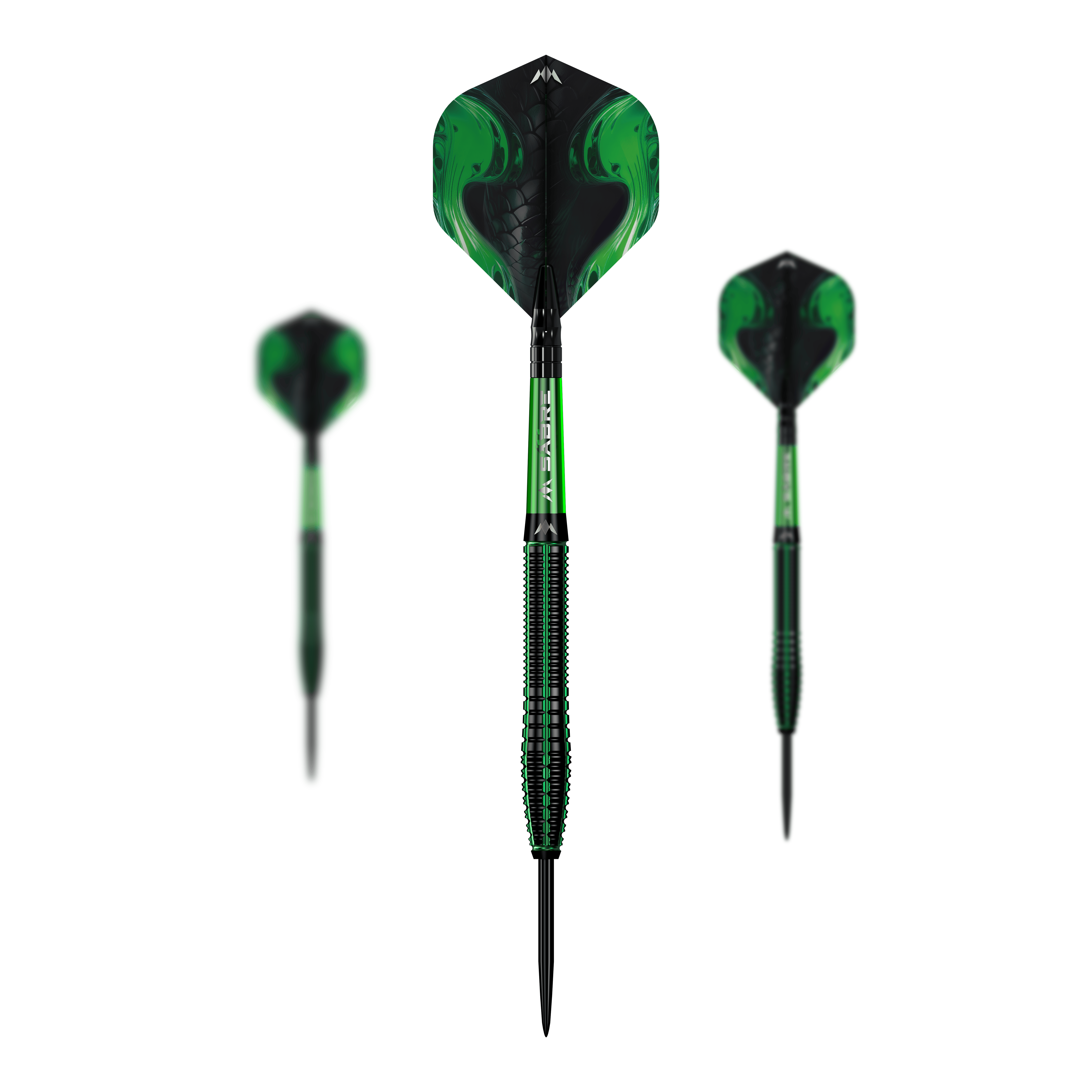 Mission Venom steel darts Das Set Mission Venom Steeldarts liegt sortiert im Bild. Das Material erscheint stabil.