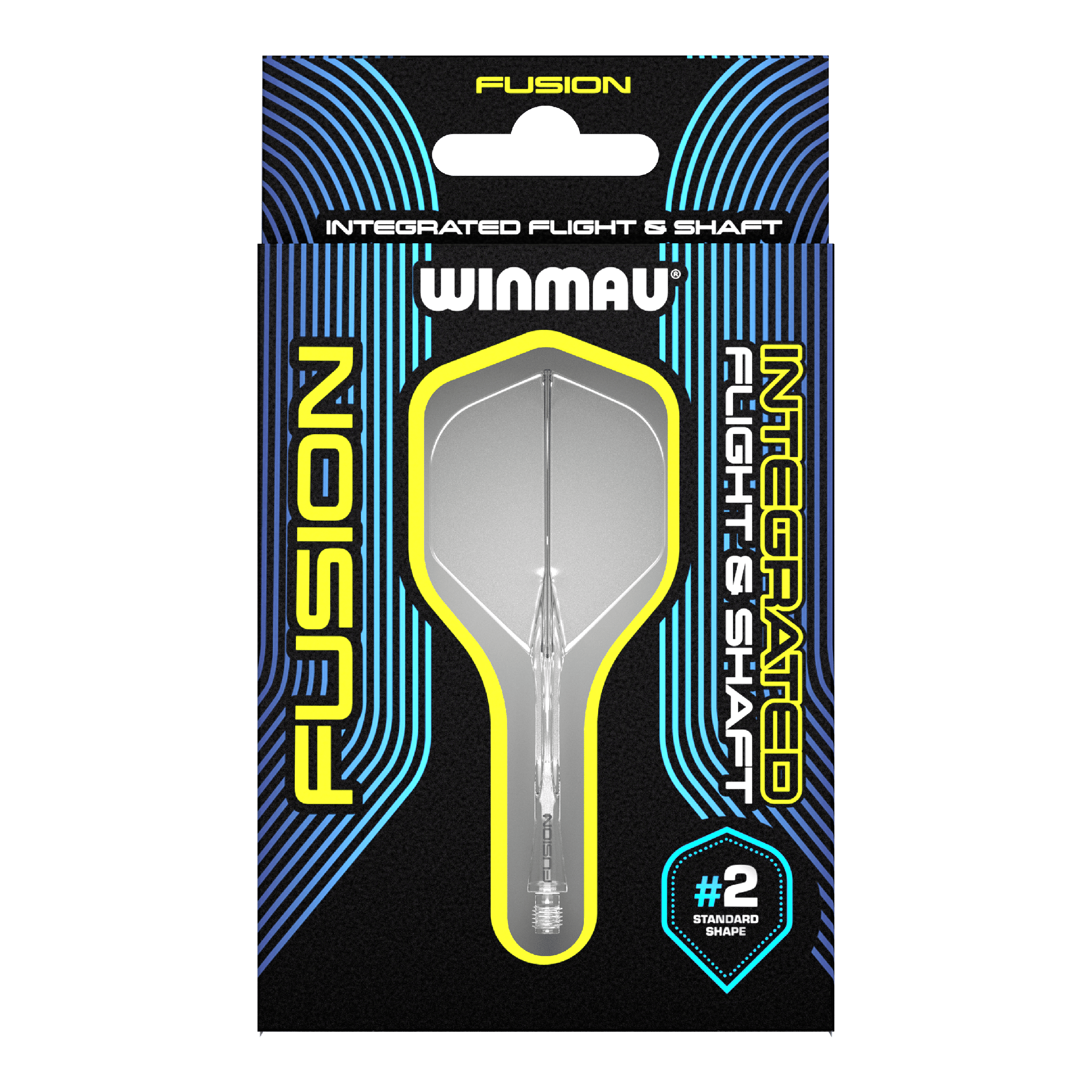 Winmau Fusion Flight-Shaft-System Standard Clear