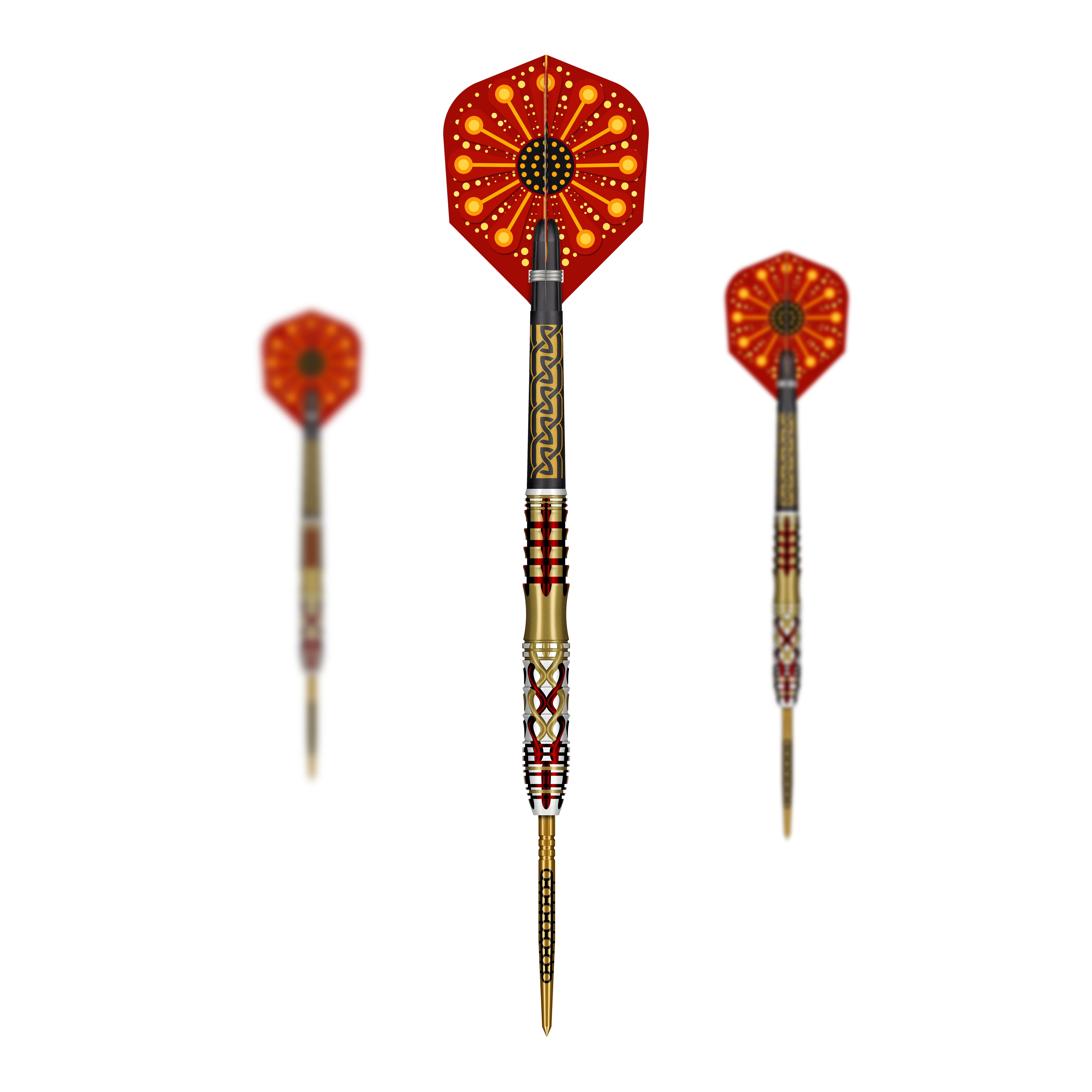 Shot Goths Alaric Turbo Point Steel Darts - 23g