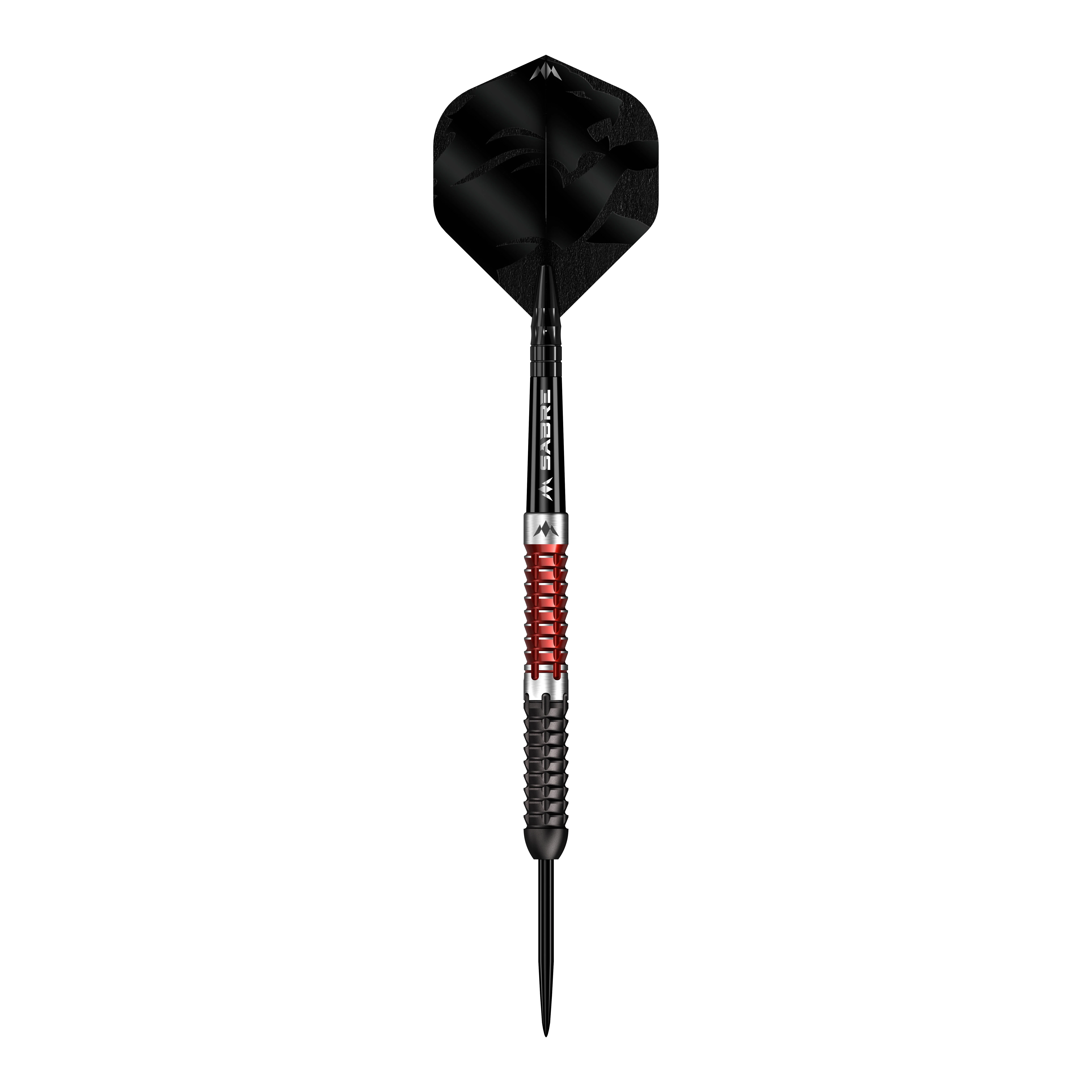 Mission Llew Bevan Black Red Electro Steel Darts - 23g Abgebildet ist der Mission Llew Bevan Black Red Electro Steeldarts in 23g. Der Dartpfeil ist schwarz und rot gestaltet.