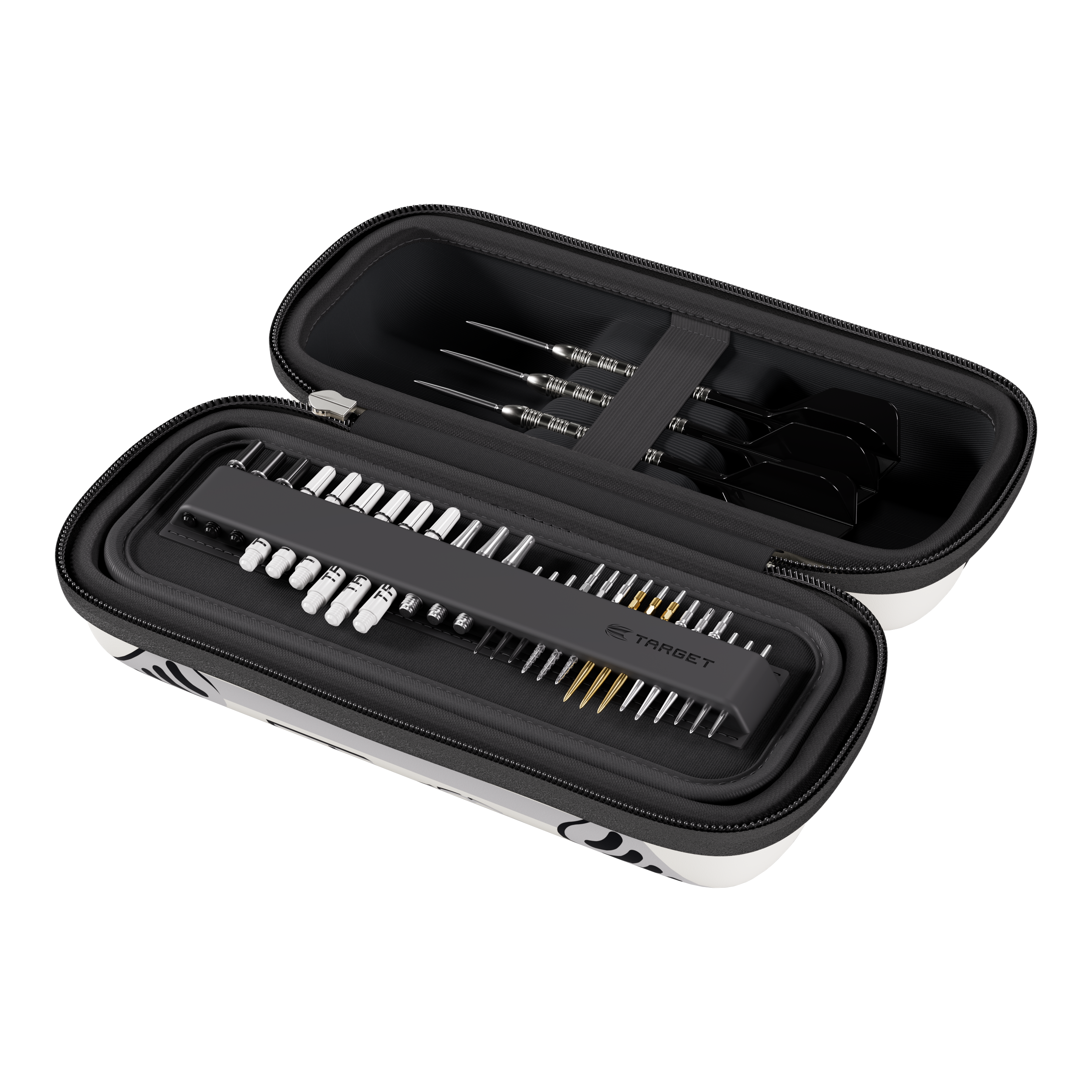 Target Star Wars Boa Dartcase - Stormtrooper Gezeigt wird das Target Star Wars Boa Dartcase – Stormtrooper. Das robuste Etui schützt das Dartzubehör und sieht dabei modern aus.