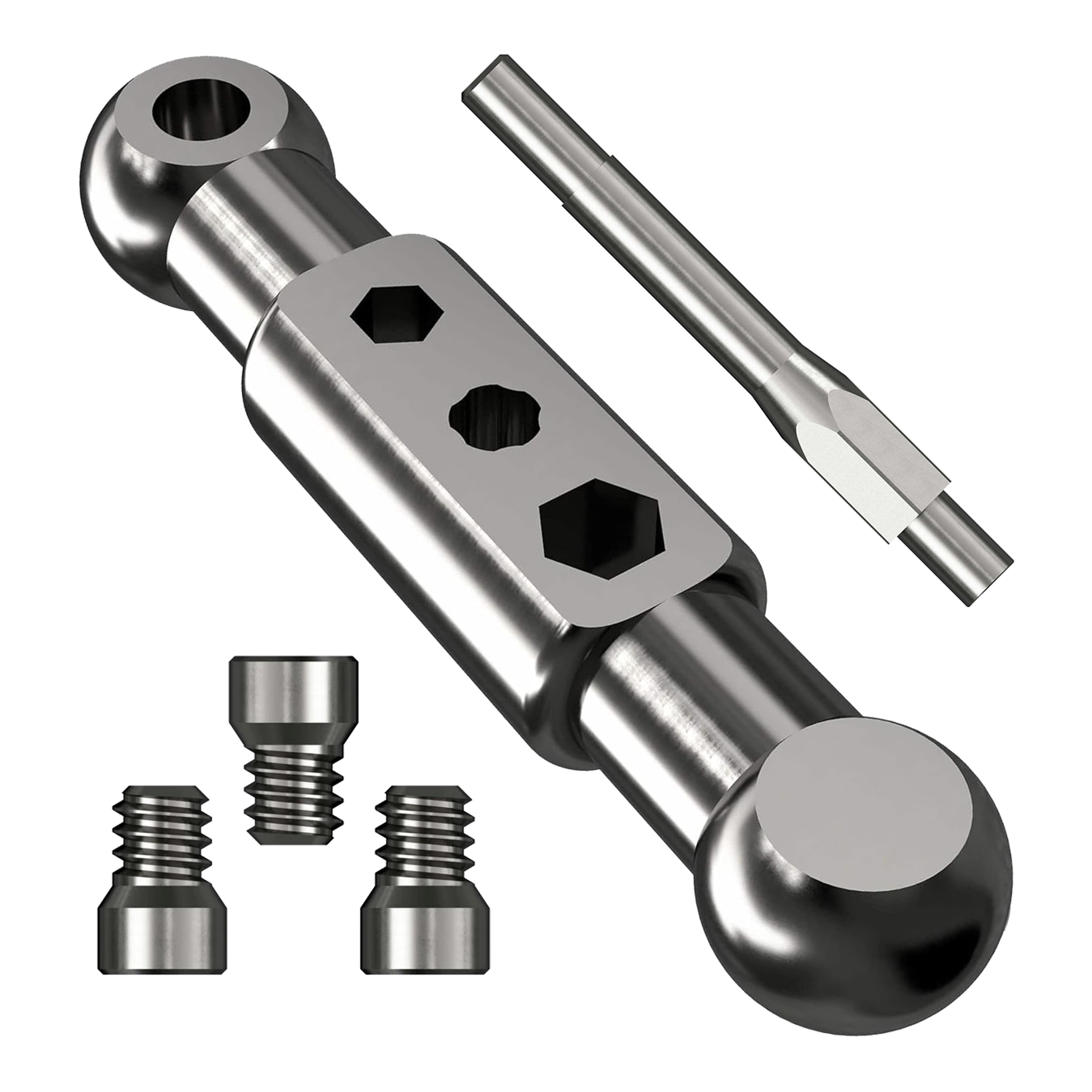 Caliburn Starter-Kit. Das Bild stellt ein Starter-Set für Dartspieler mit verschiedenen Komponenten dar.