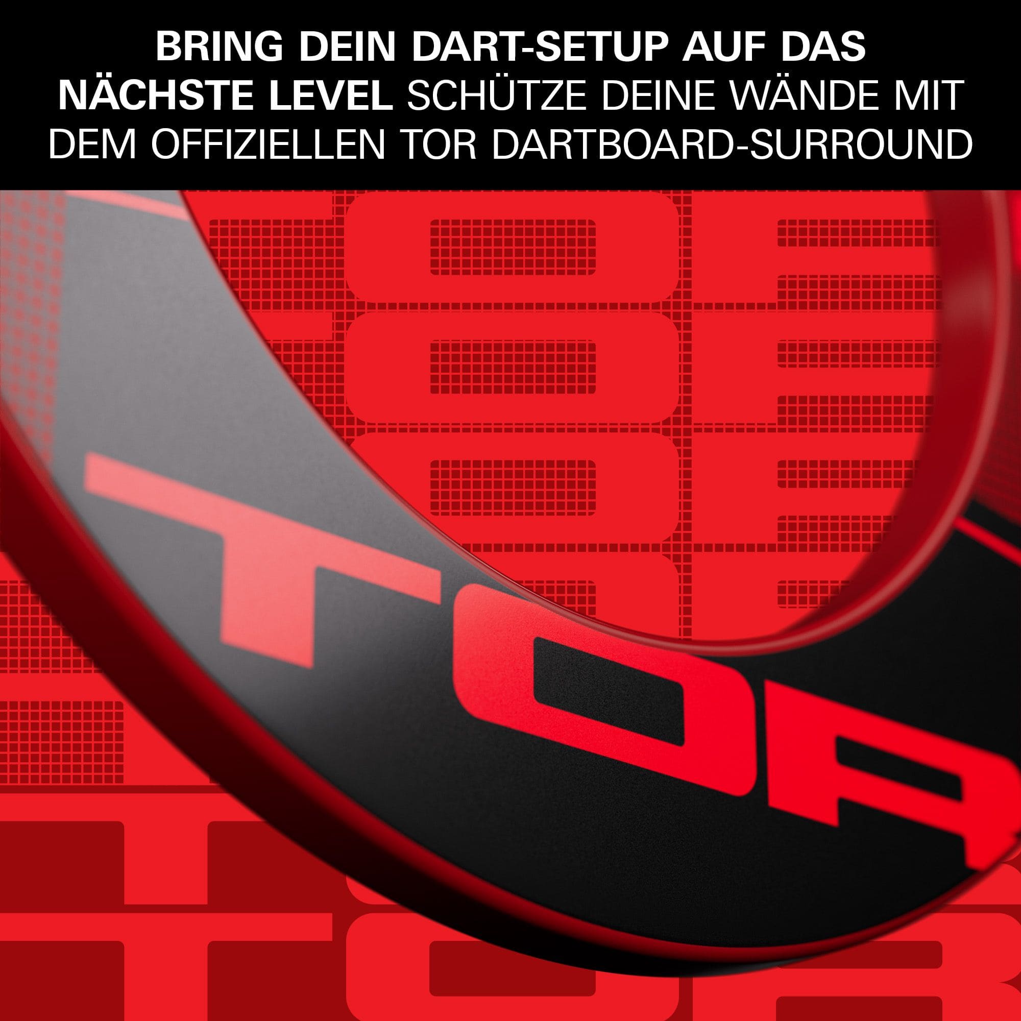 Target TOR Surround Das Bild zeigt das Target TOR Surround. Die Dartboard-Umrandung ist komplett sichtbar.